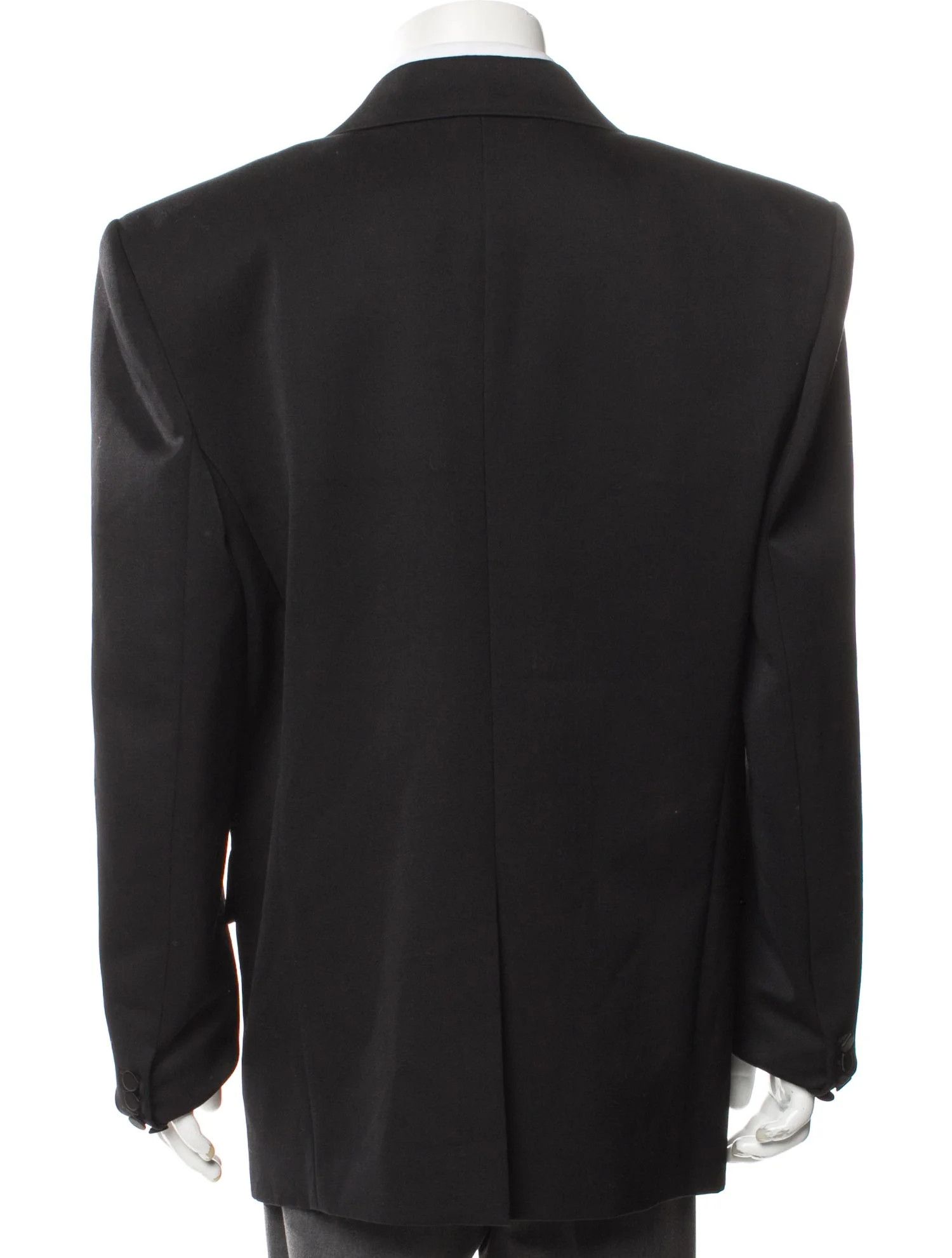 Saint Laurent Paris o1s1wg111124 Veste Sue Basculee Tailleur Wool Blazer Black Size US S / EU 44-46 / 1 - 3 Thumbnail