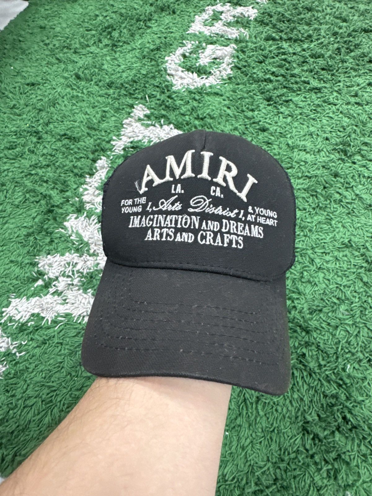 Pre-owned Amiri Trucker In Black