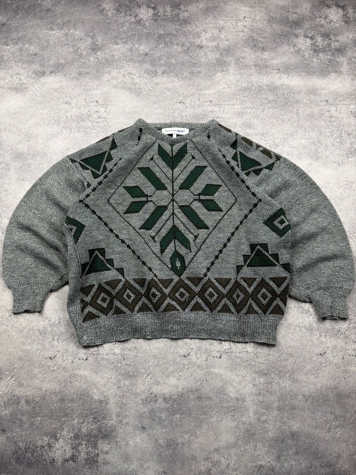 Comme des Garcons SHIRT Comme des Garcons SHIRT Sweater Knit Japanese Brand Size US L / EU 52-54 / 3 - 2 Thumbnail