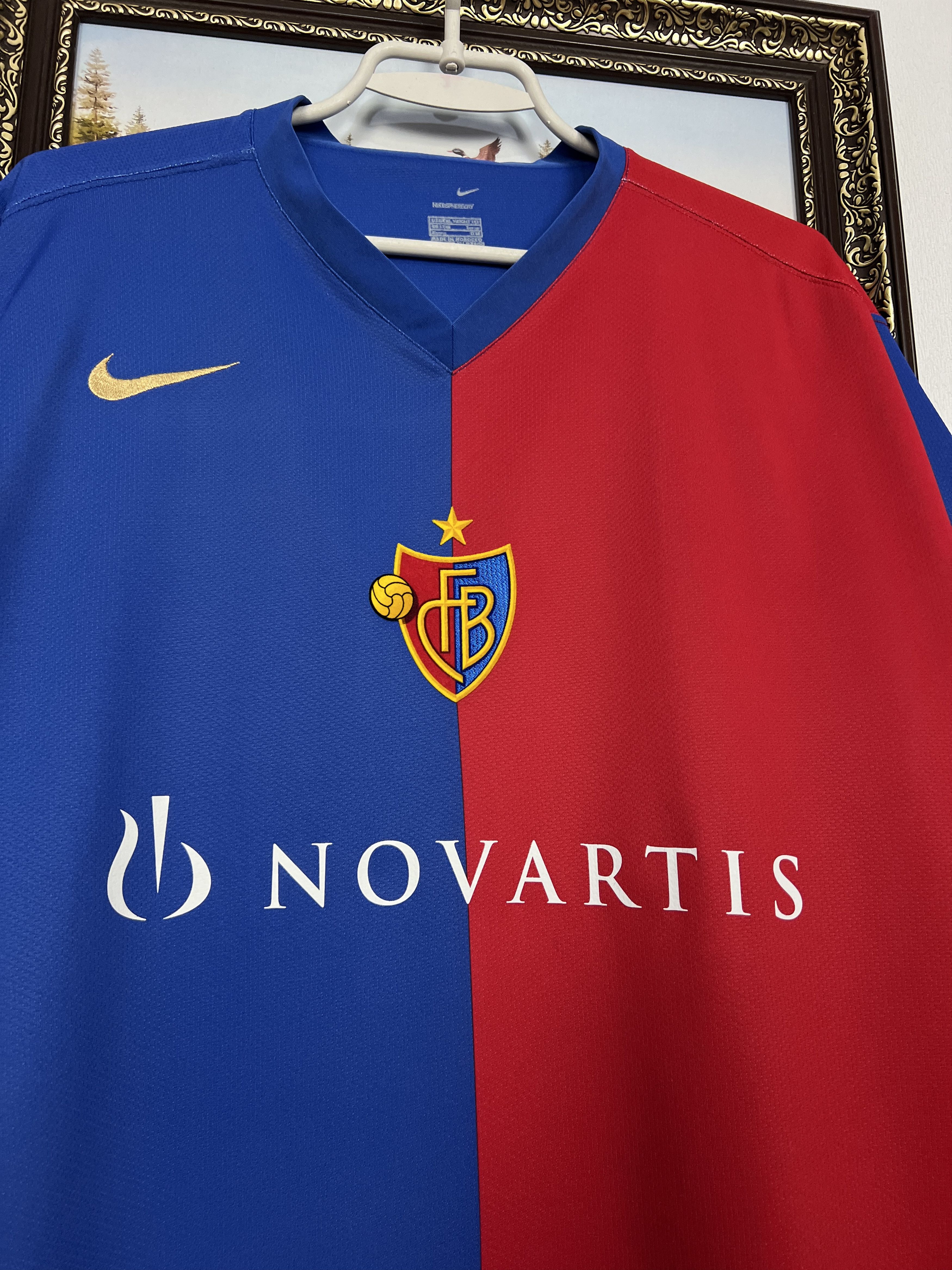 Nike Basel 1893 Home football shirt Soccer Jersey Trikot Rare Size US XXL / EU 58 / 5 - 3 Thumbnail