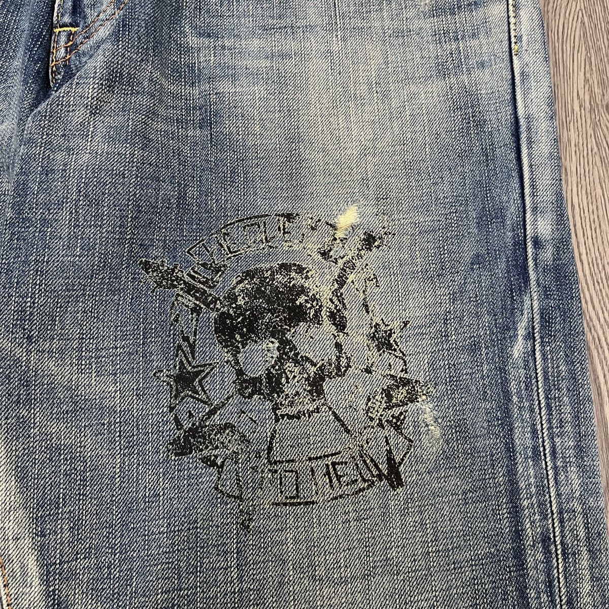Seditionaries Edwin 511 - Skull Divino Distressed Denim 30x32 Ifsix Lgb Size US 29 - 7 Thumbnail