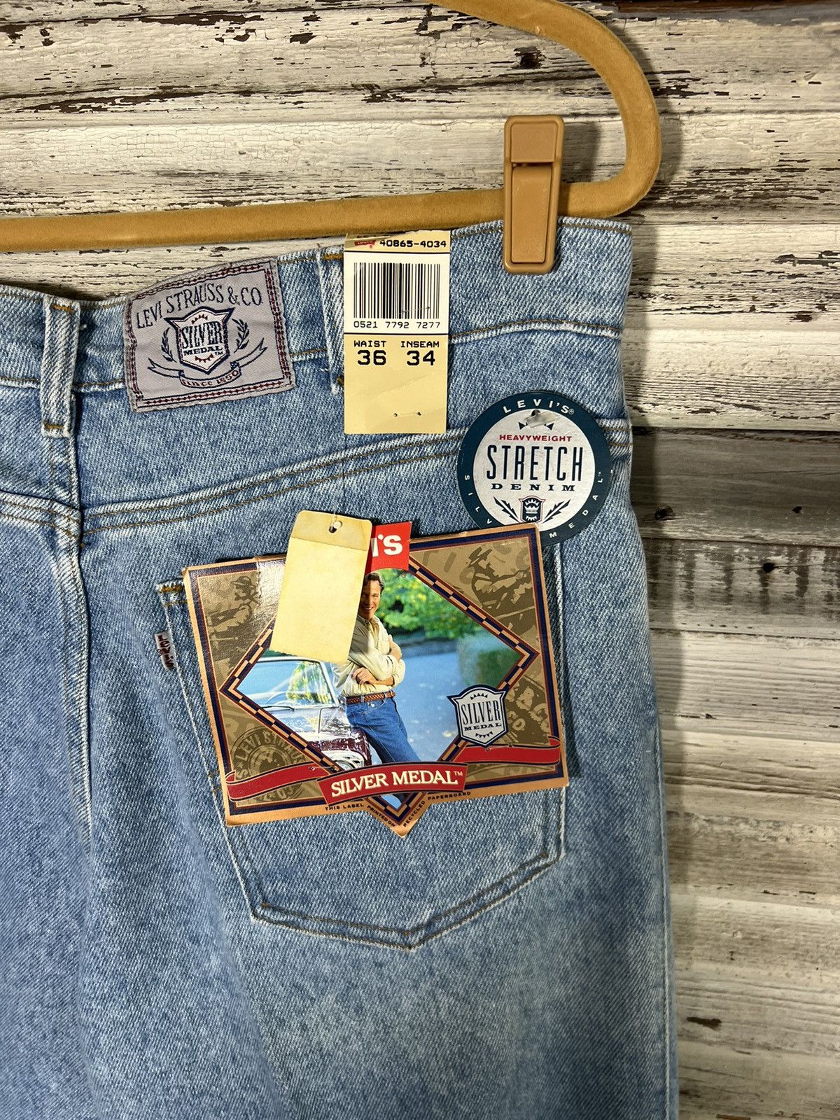 Levi's × Vintage Vintage Levis Silvertab Jeans Deadstock Size US 36 / EU 52 - 4 Thumbnail