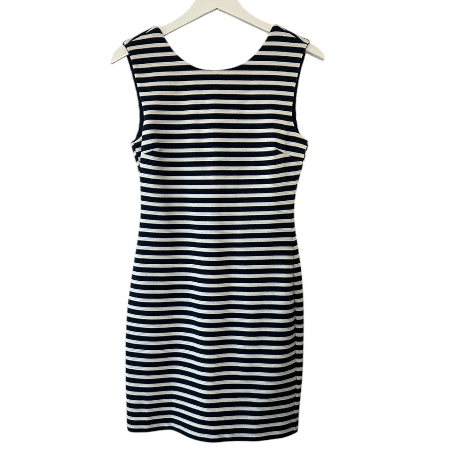 Juicy Couture Juicy Couture Regal Angel Navy Stripe Ponte Dress Small Size S / US 4 / IT 40 - 1 Thumbnail