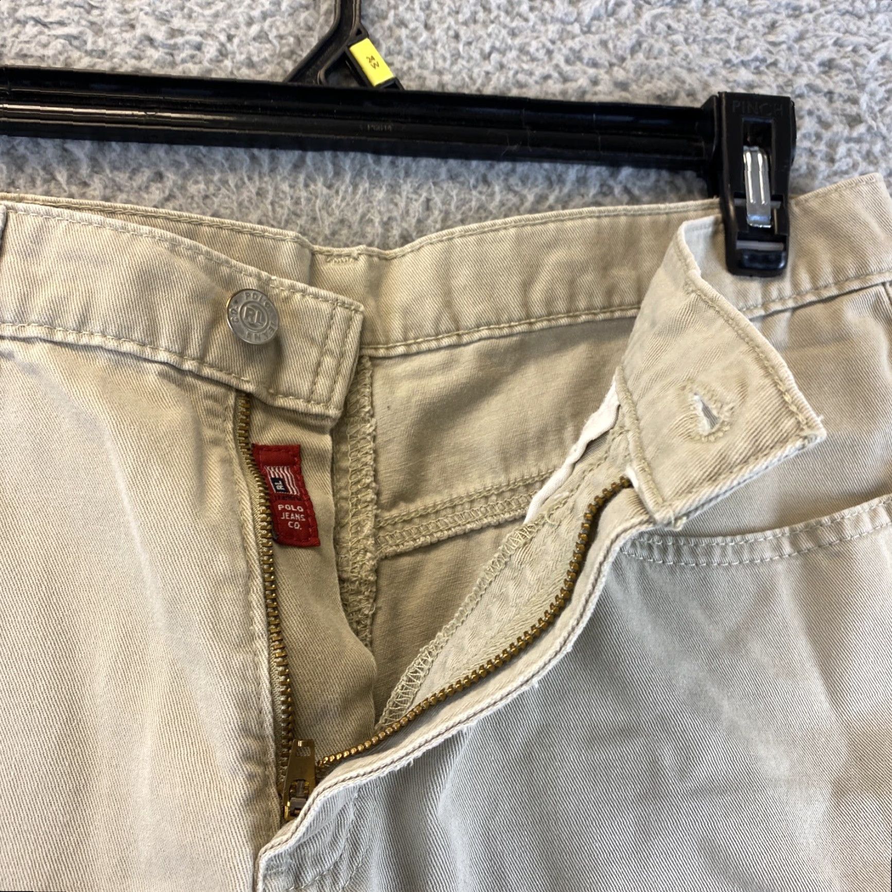 Ralph Lauren Ralph Lauren Women's Shorts Size 10 Beige Cotton Blend Denim Flat Front Popular Style Size 32" / US 10 / IT 46 - 6 Thumbnail