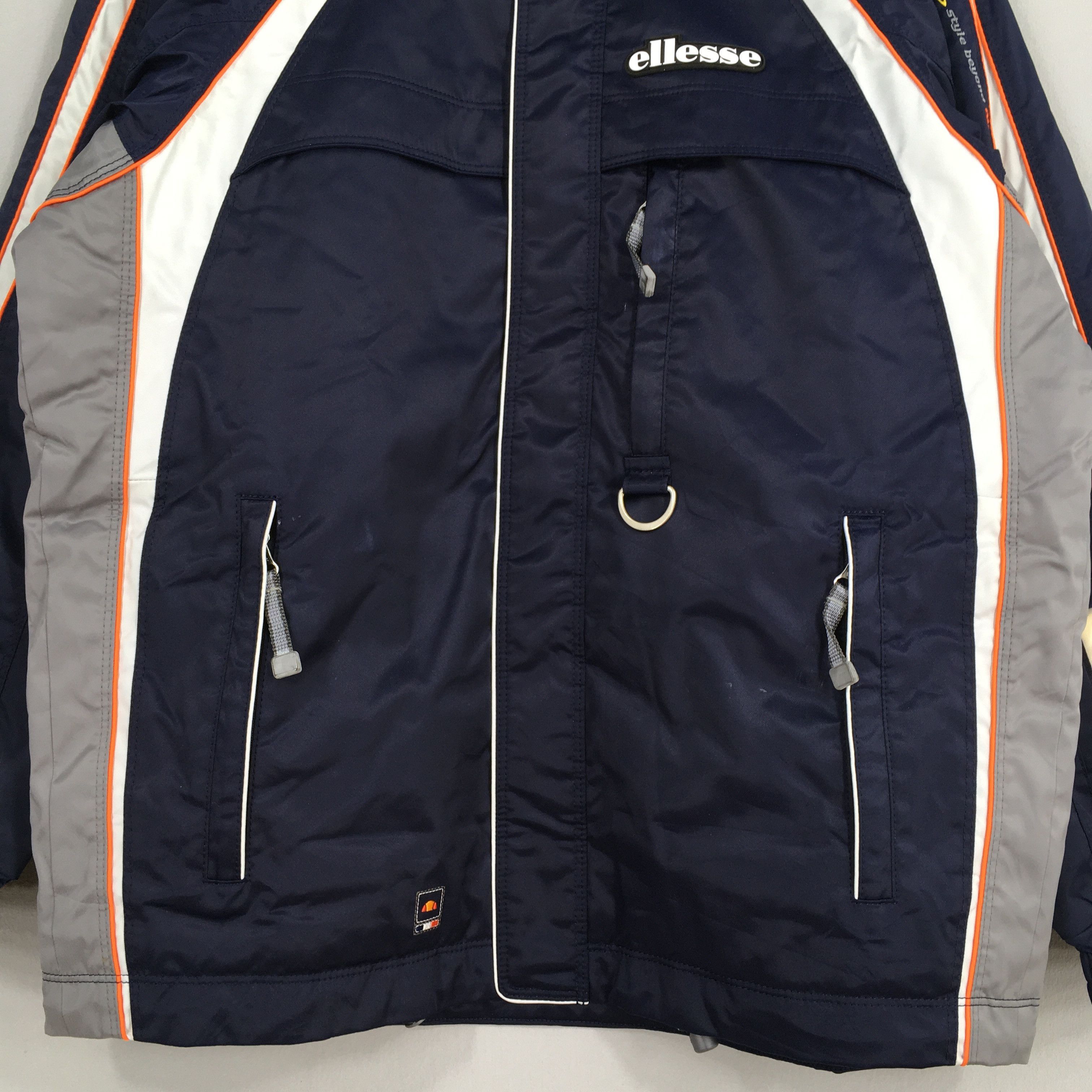 Vintage 90's Ellesse Ski Wear Blue Outerwear Jacket Medium