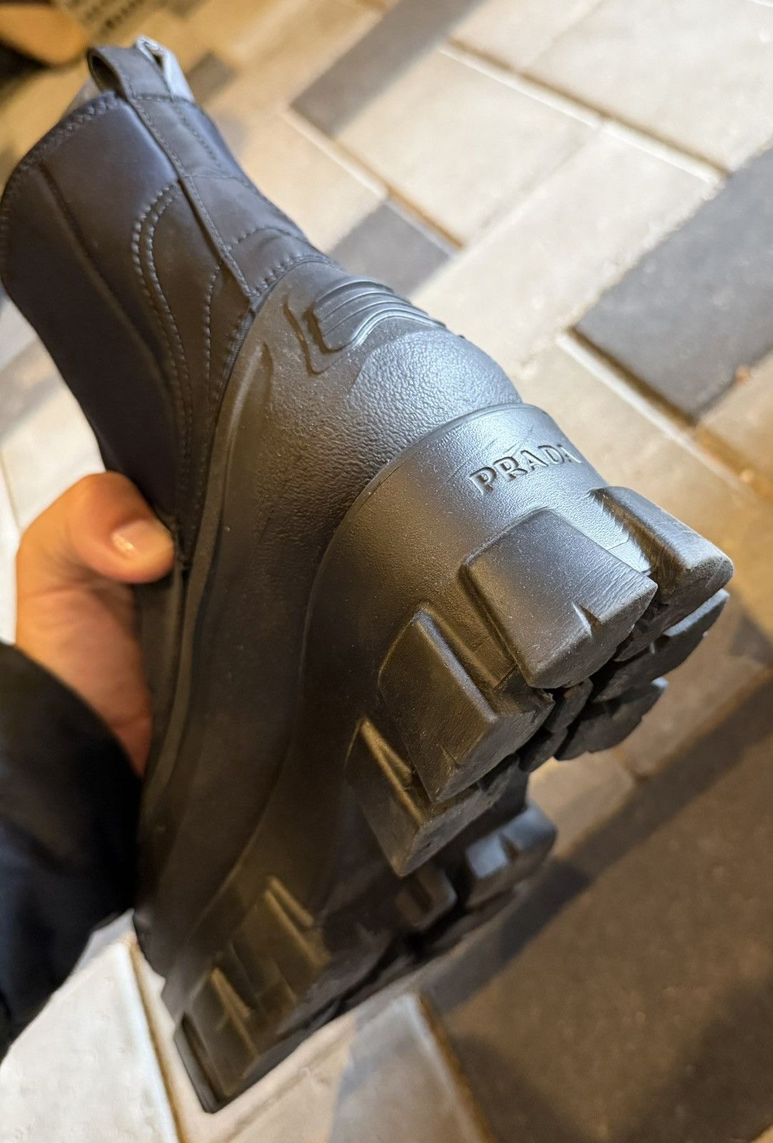 Prada Prada Wmns Monolith Duck Boot 'Black' 39 Size US 9 / IT 39 - 10 Thumbnail