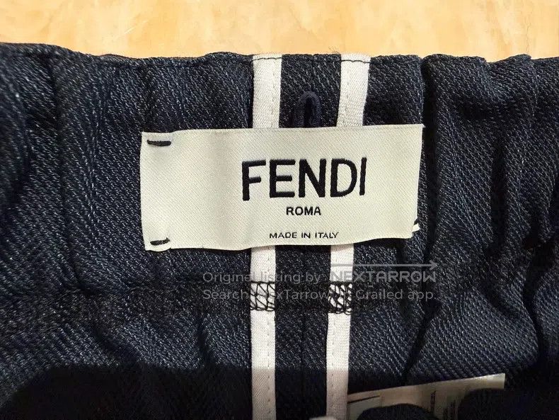 Fendi Fendi Black mesh fabric athletic shorts Size 25" / US 0 / IT 36 - 2 Thumbnail