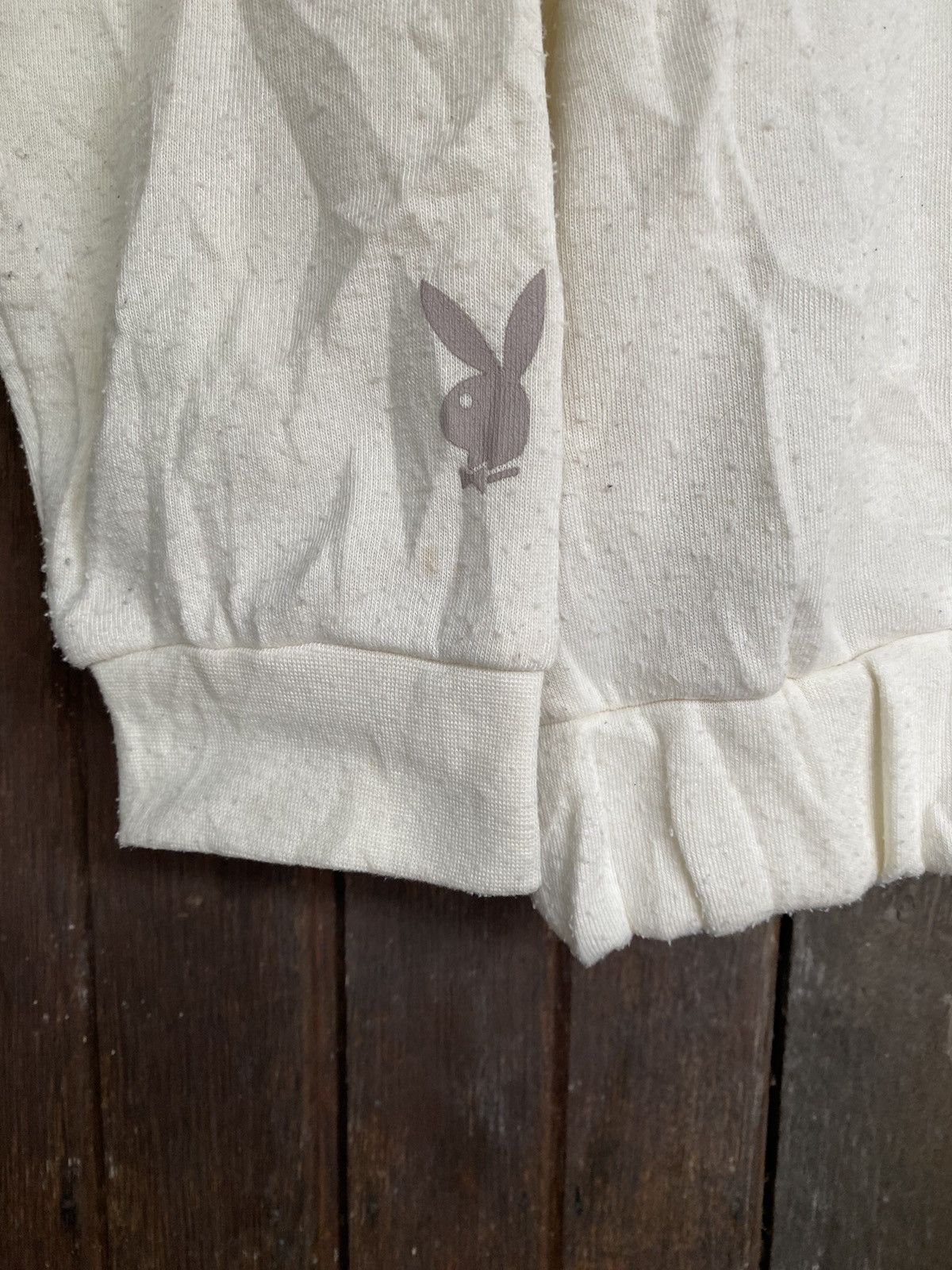 Playboy Playboy Freedom Zip Up White Hoodies Size M / US 6-8 / IT 42-44 - 5 Thumbnail