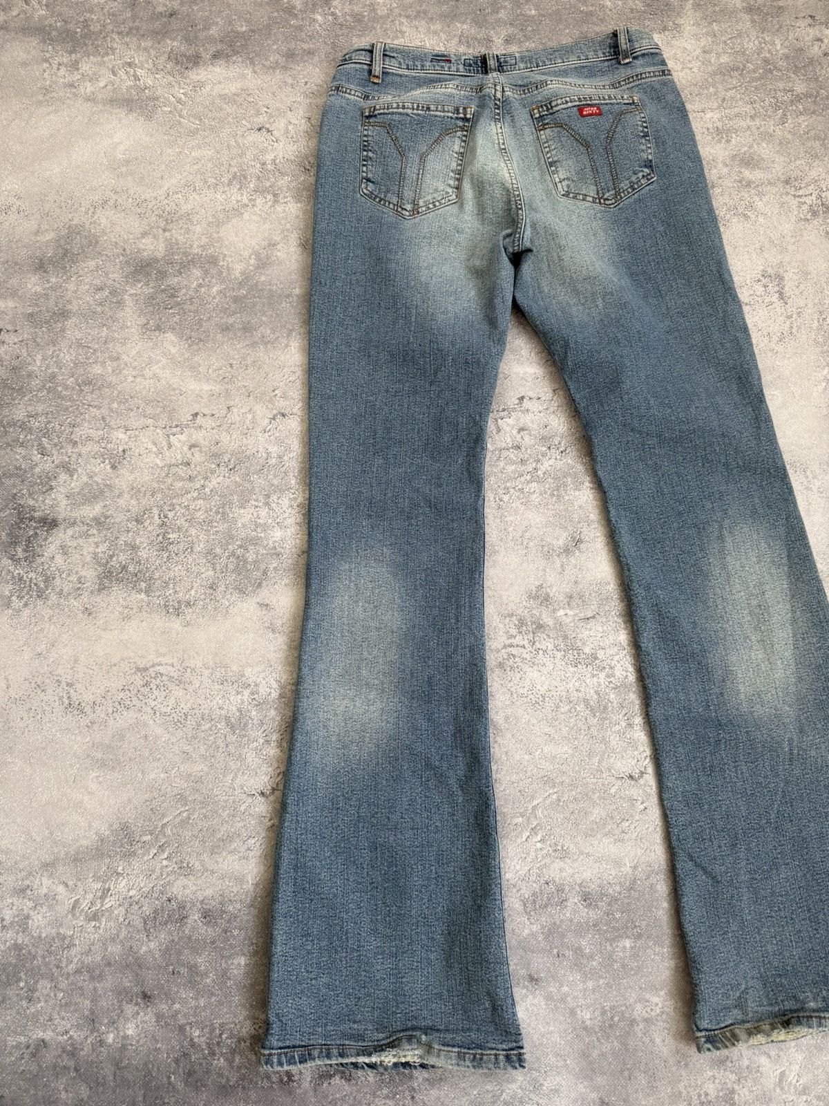 Miss Sixty Miss Sixty Flared Jeans Low Rise Avant Garde Denim Pants Y2K Size 31" - 7 Thumbnail