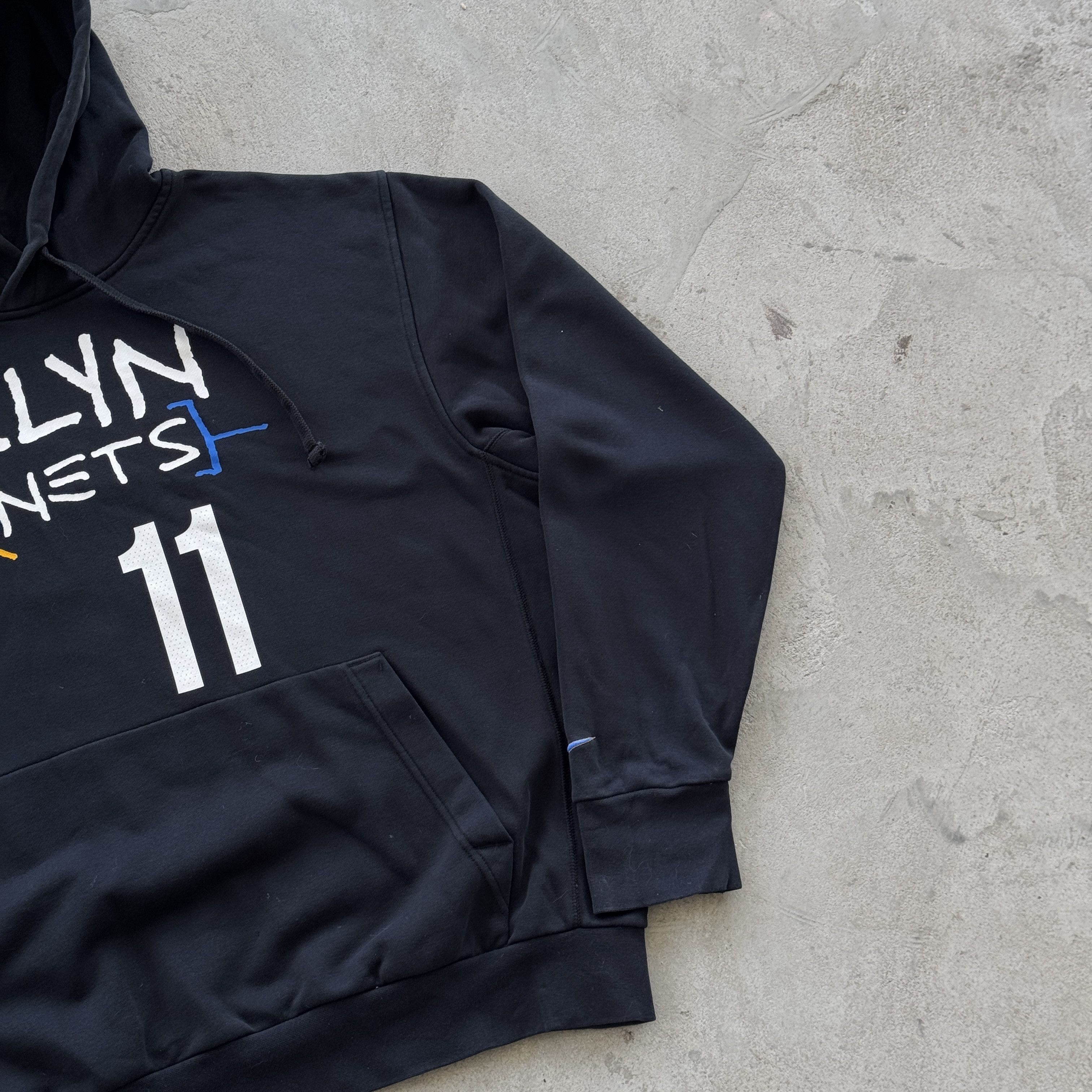 Nike Nike NBA Brooklyn Nets Kyrie Irving 11 Hoodie Black Large Size US L / EU 52-54 / 3 - 3 Thumbnail
