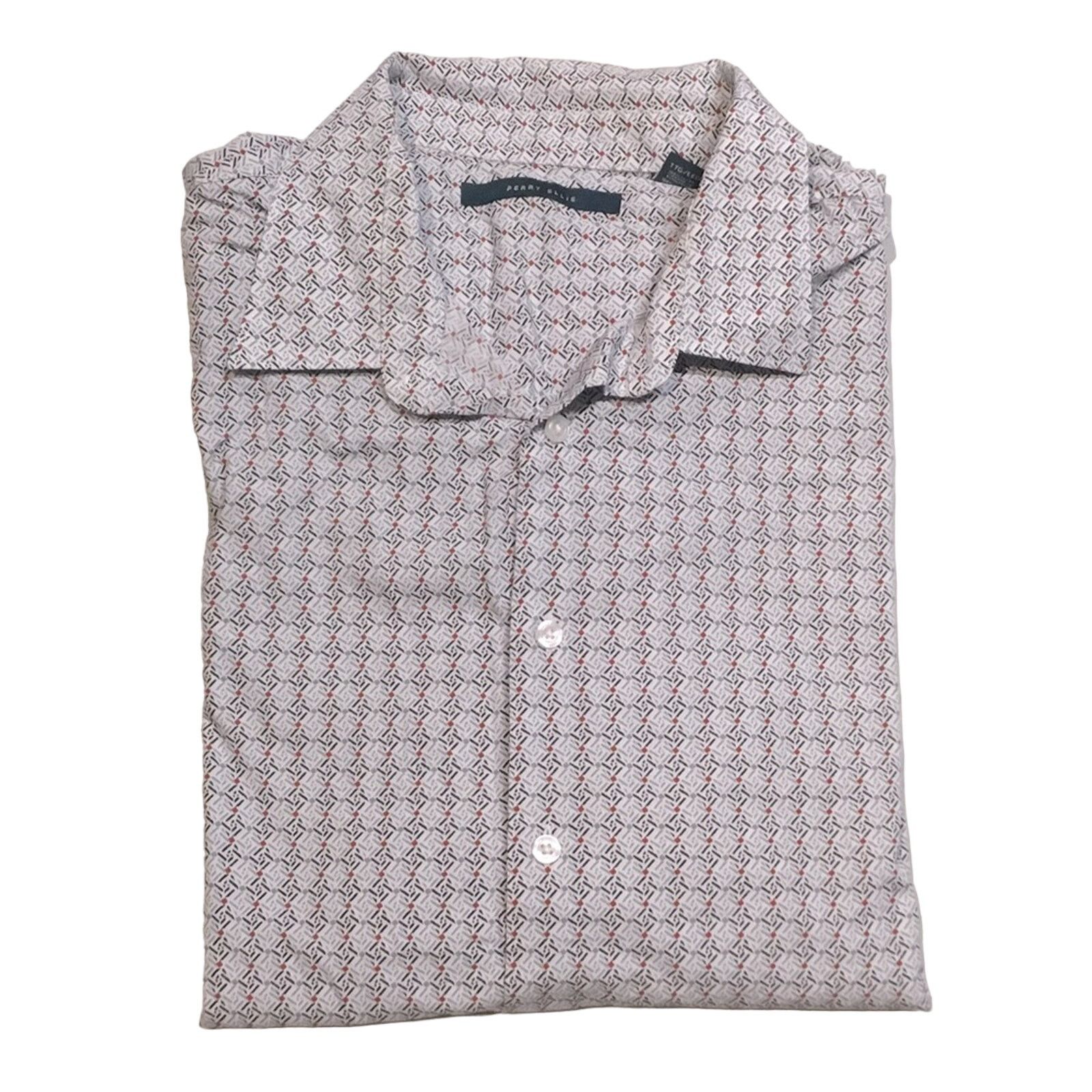Perry Ellis Perry Ellis Button Down Shirt Size US XXL / EU 58 / 5 - 1 Thumbnail