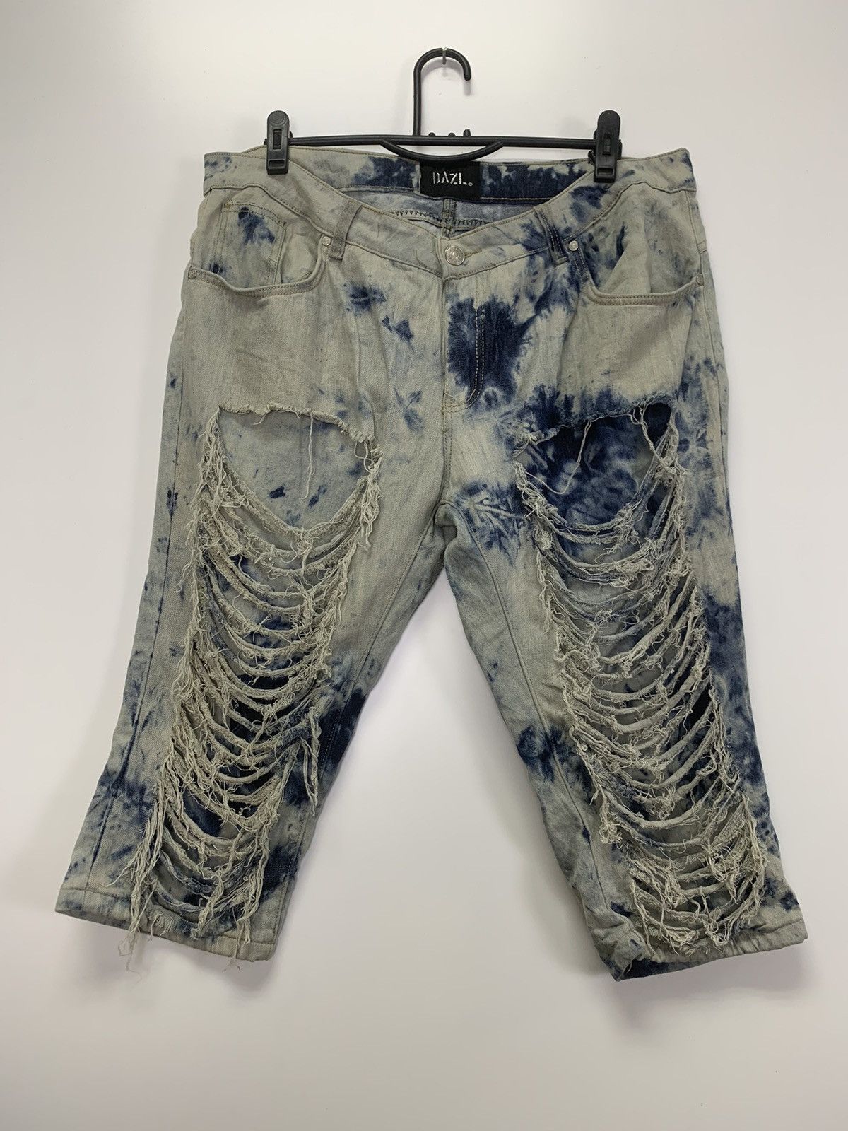 Japanese Brand Dazi Distress denim Style Size US 38 / EU 54 - 1 Thumbnail