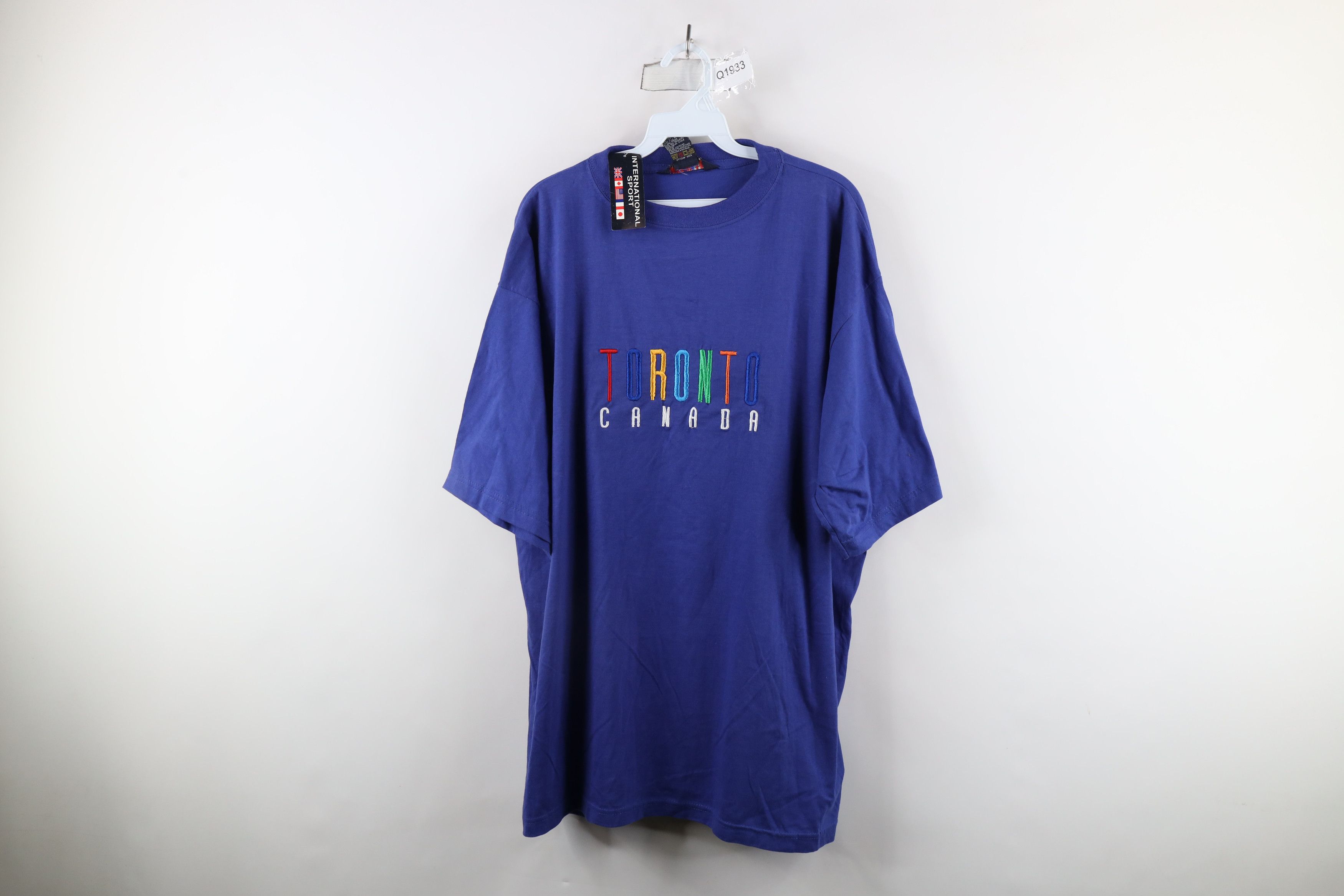 Vintage Deadstock Vintage 90s Streetwear Out Toronto Canada T-Shirt Size US XL / EU 56 / 4 - 1 Thumbnail