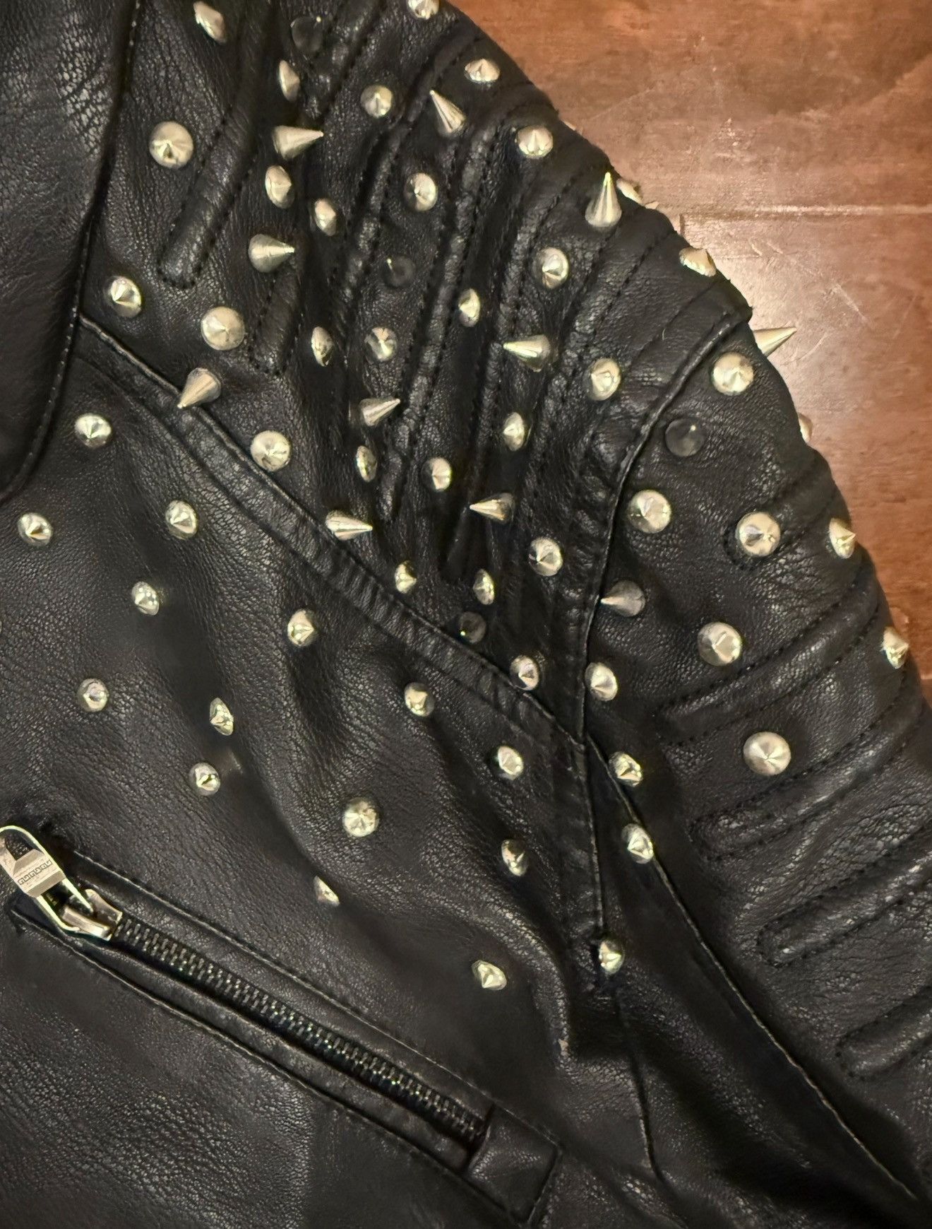 Other Custom leather spike jacket Size US L / EU 52-54 / 3 - 3 Thumbnail