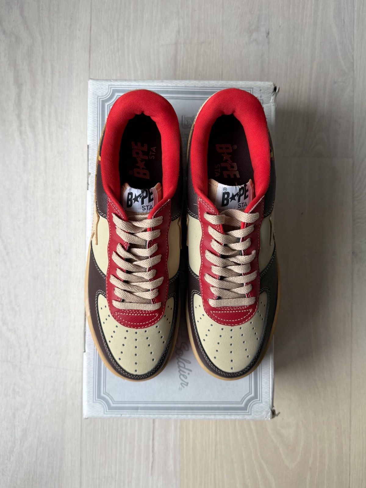 Bape 2007 Bapesta Low Kanye West College Drop Out Size US 8.5 / EU 41-42 - 7 Thumbnail