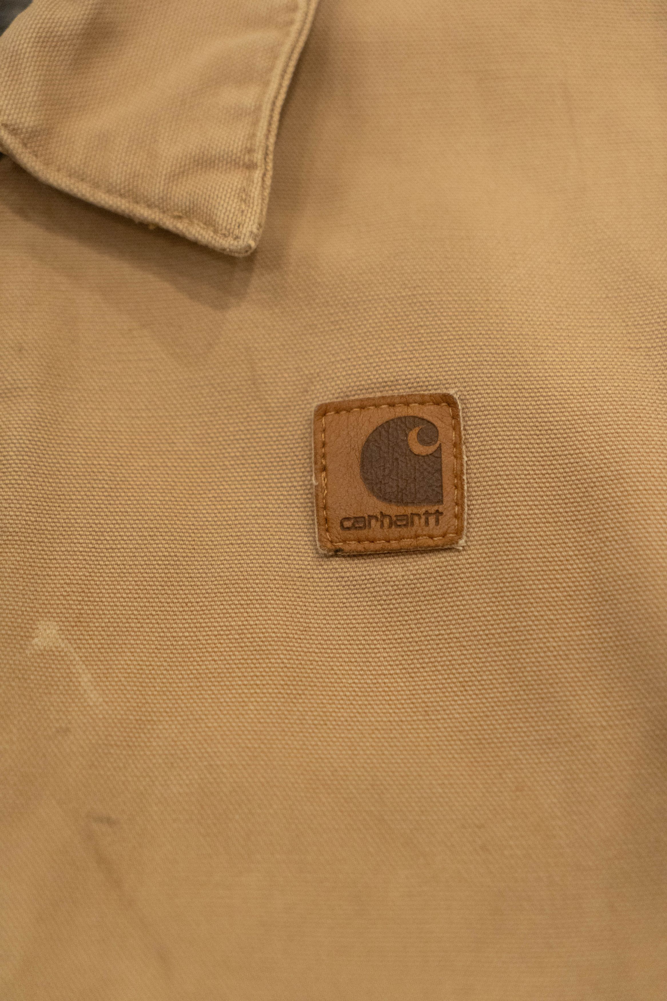 Carhartt × Vintage Carhartt Detroit Jacket Distressed Thrashed Sand Size US XXL / EU 58 / 5 - 3 Thumbnail
