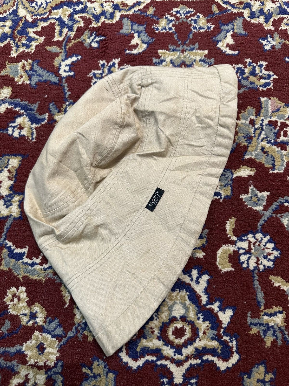 Vintage × Yohji Yamamoto Yohji Yamamoto Y’Saccs Sacsny Bucket Hat Size ONE SIZE - 14 Thumbnail