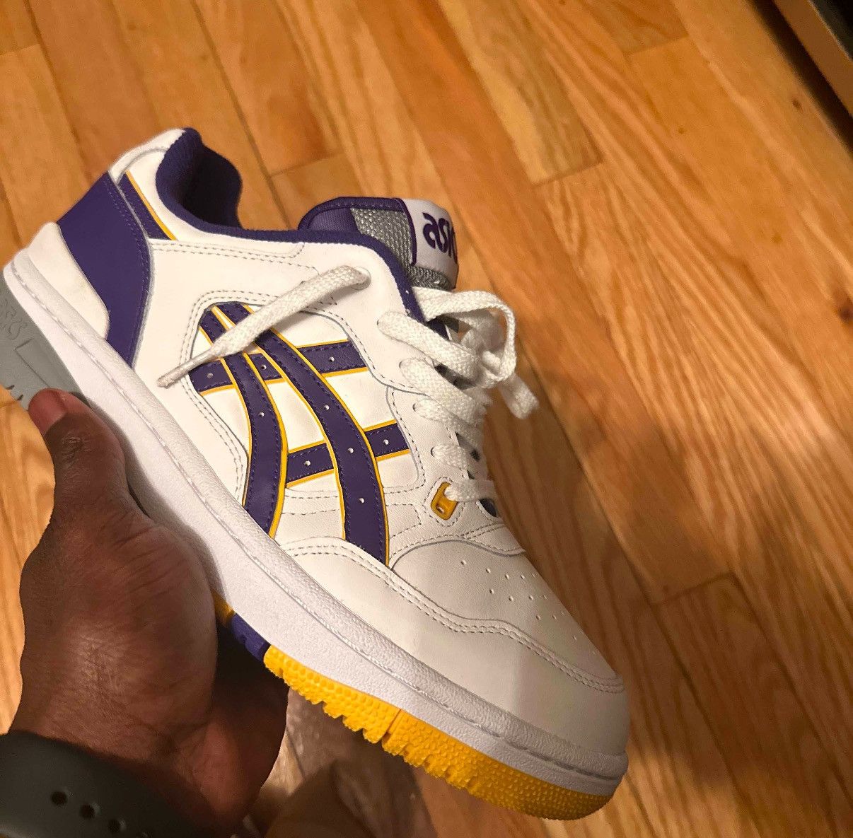 Asics ex89 lakers Size US 9.5 / EU 42-43 - 7 Thumbnail
