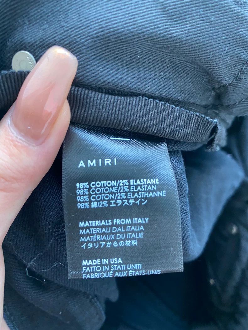 Amiri Amiri Washed Black Green Cashew Flower mx2 Jean Size US 32 / EU 48 - 3 Thumbnail