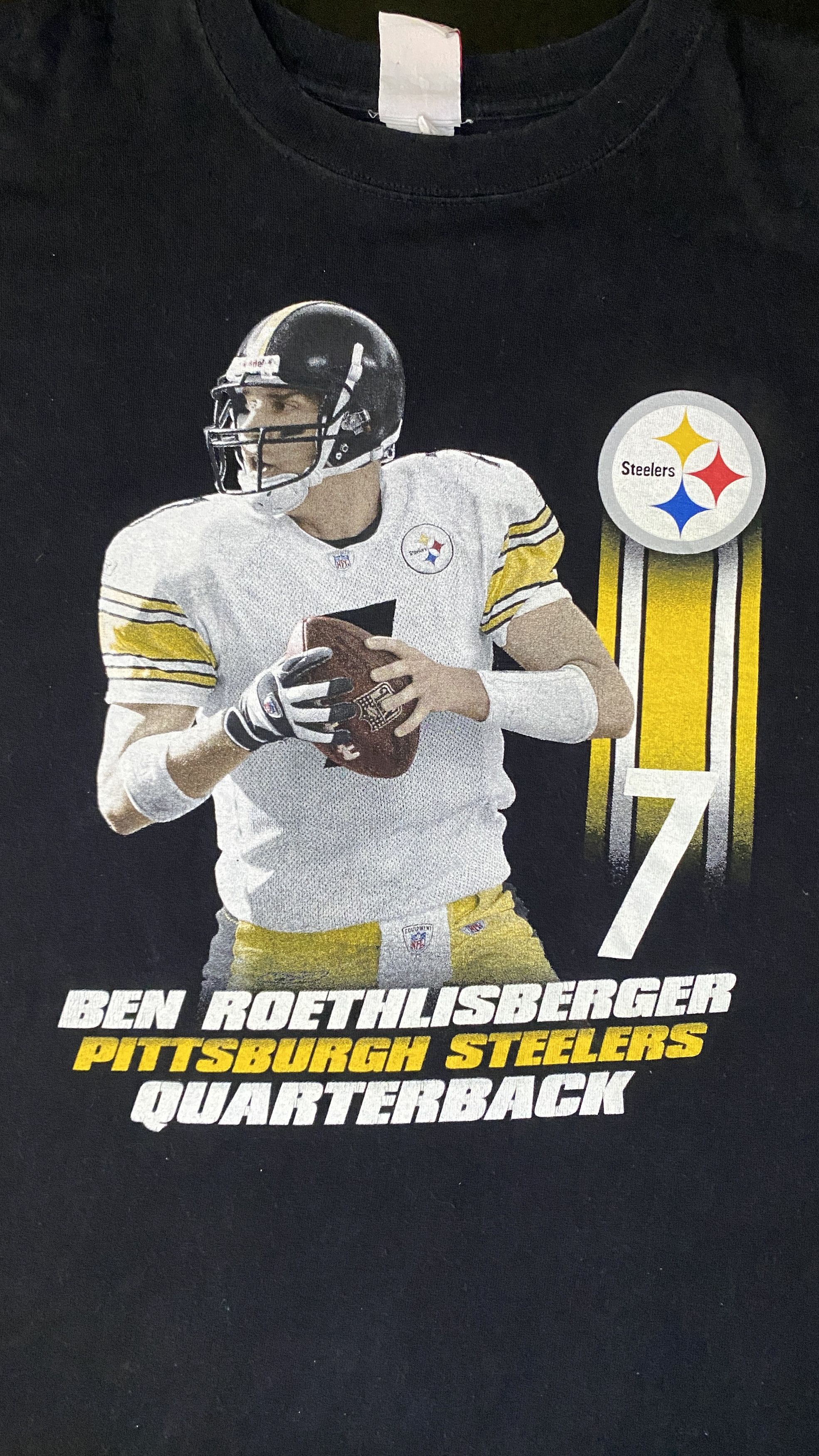 NFL 2000s Ben Roethlisberger Steelers Big Ben NFL Vintage Tee Size US L / EU 52-54 / 3 - 2 Thumbnail