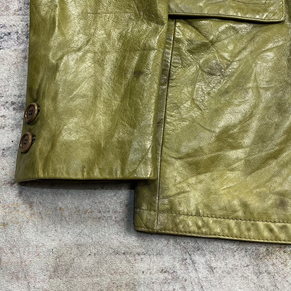 Dirk Bikkembergs × Vintage Vintage Dirk Bikkembergs Blazer leather Size US M / EU 48-50 / 2 - 19 Thumbnail