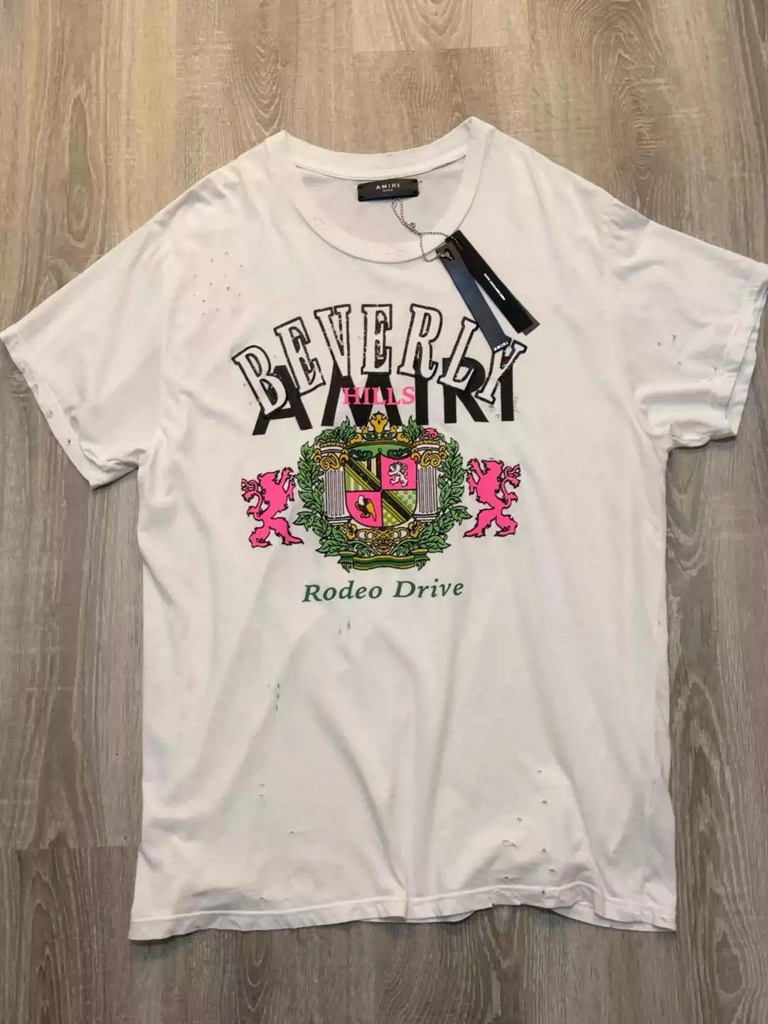 Amiri AMIRI Beverly Blast Logo Tee-2506 Size US M / EU 48-50 / 2 - 1 Thumbnail