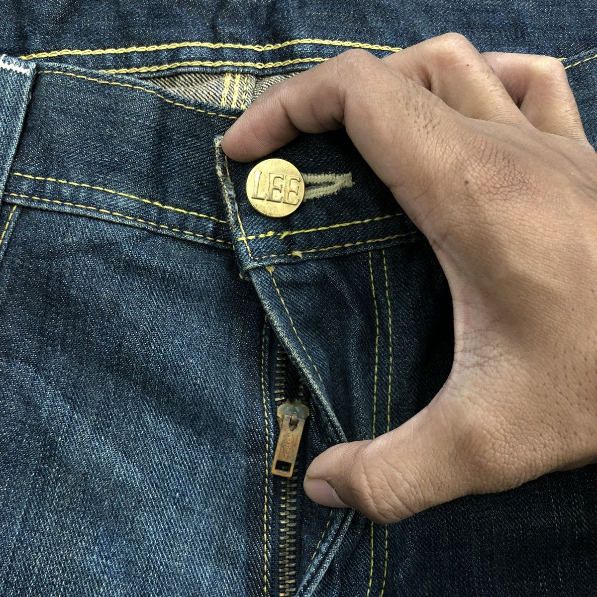 If Six Was Nine × Le Grande Bleu (L.G.B.) × Lee 1990s LEE Faded Bootcut Flared Jeans Size US 37 - 8 Thumbnail