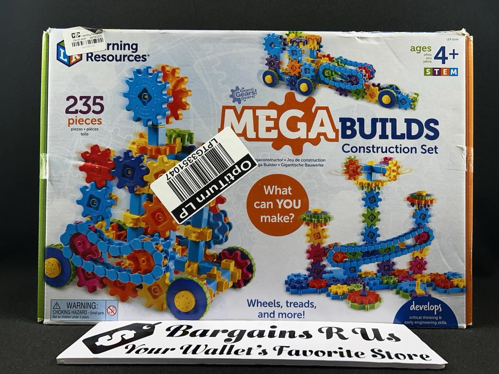 Other Learning Resources Gears Mega Builds Construction Set 235pcs Size ONE SIZE - 1 Thumbnail