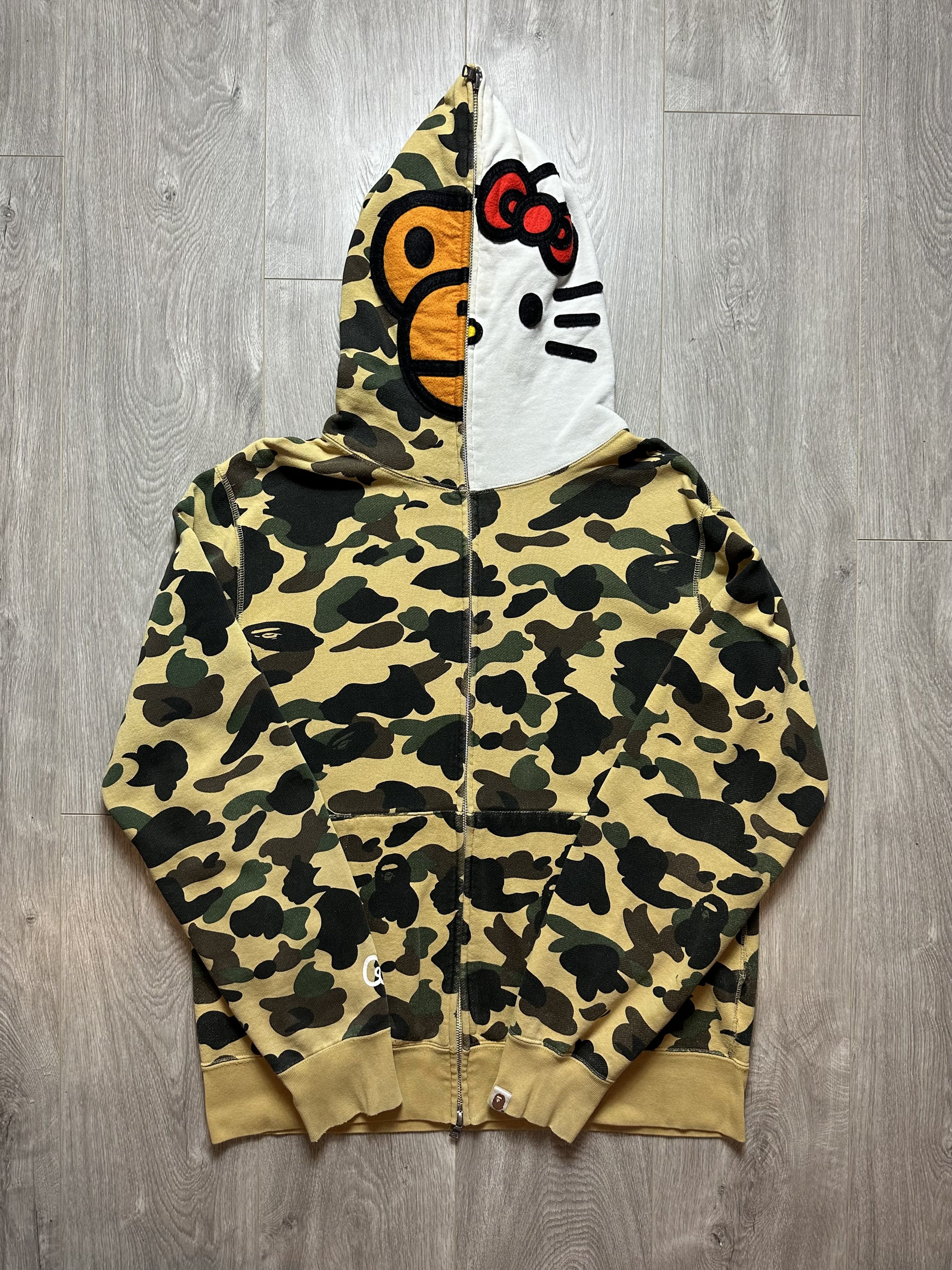 Bape Bape x Hello Kitty Full Zip Hoodie | Grailed