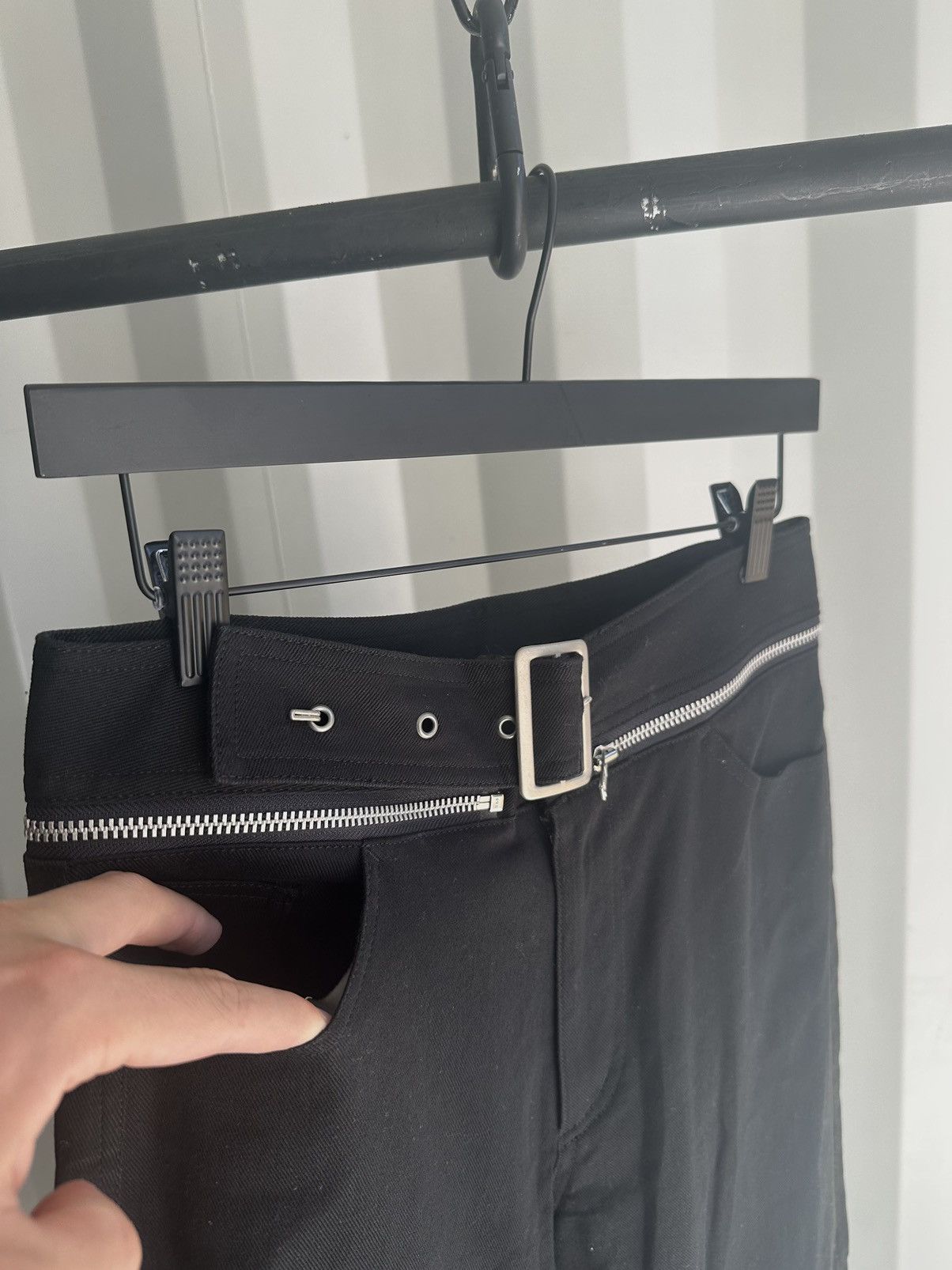 Jean Paul Gaultier Wide Leg Belted Pants Size US 30 / EU 46 - 4 Thumbnail