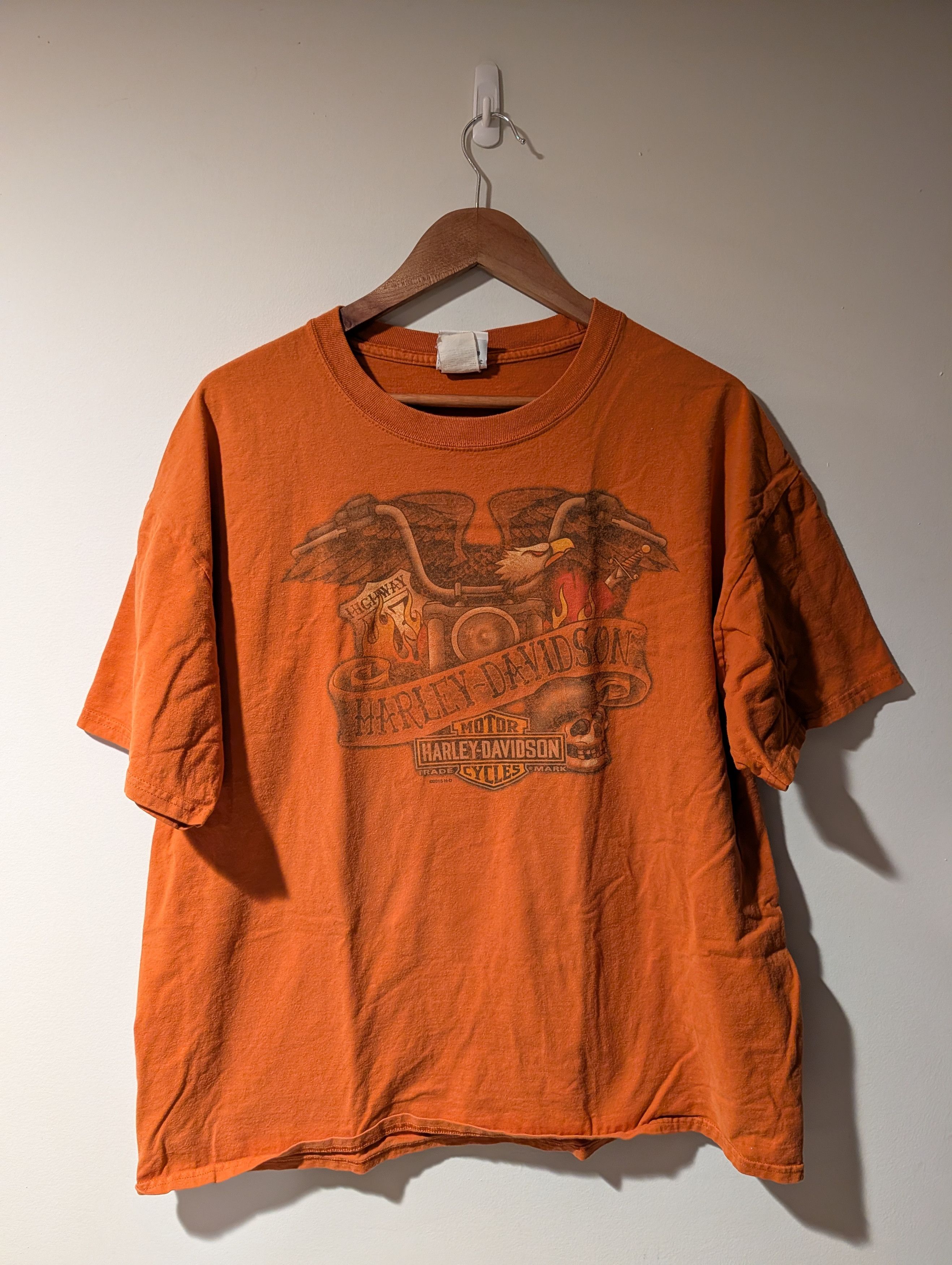 Harley Davidson Vintage 2015 Harley Davidson Motorcycle Pennsylvania T-Shirt Size US XL / EU 56 / 4 - 1 Thumbnail