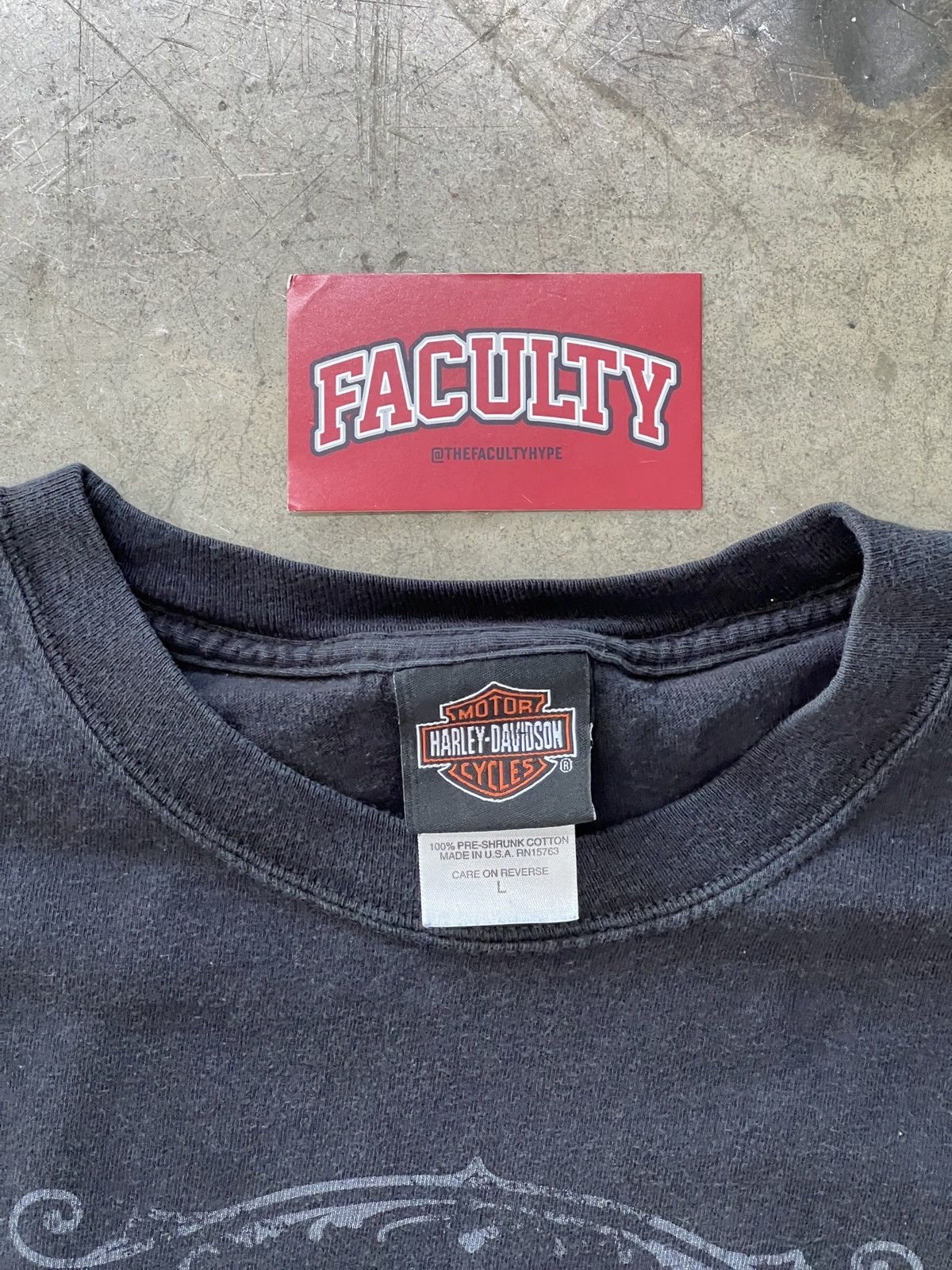 Harley Davidson Vintage Harley Davidson Long Sleeve Flame Motorcycle Large Size US L / EU 52-54 / 3 - 3 Thumbnail