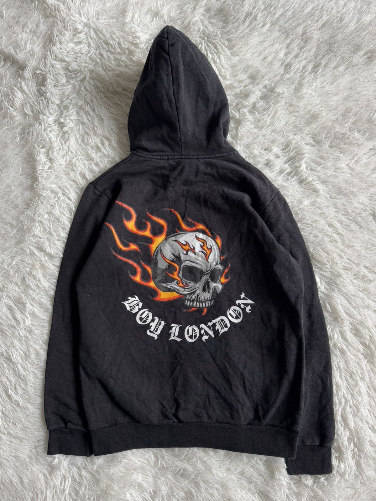 Boy London Boy London Rare Skull Goth Racing Zip Hoodie Size US XS / EU 42 / 0 - 3 Thumbnail