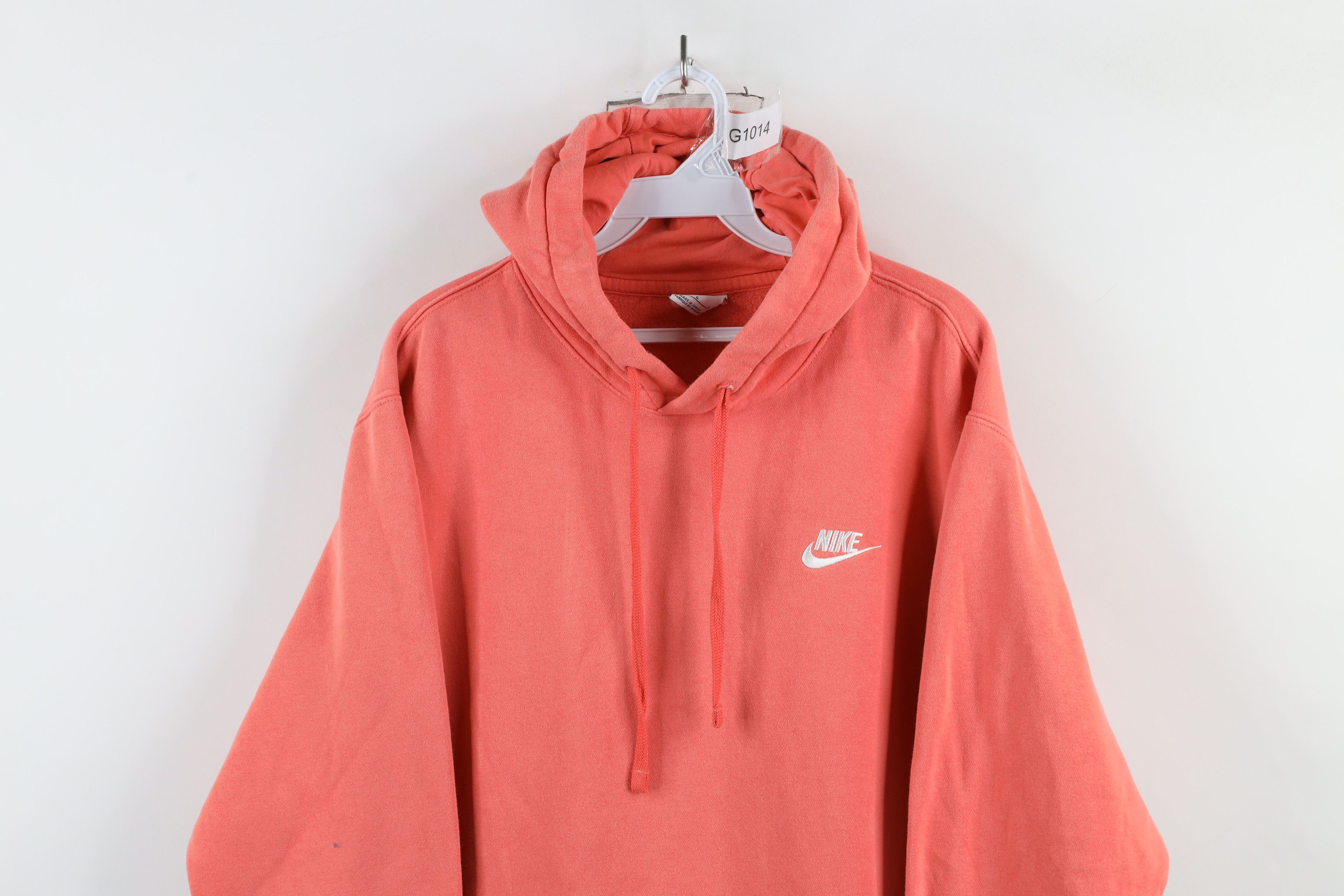 Nike × Vintage Vintage Y2K Nike Scott Mini Swoosh Hoodie Sweatshirt Pink Size US L / EU 52-54 / 3 - 2 Thumbnail
