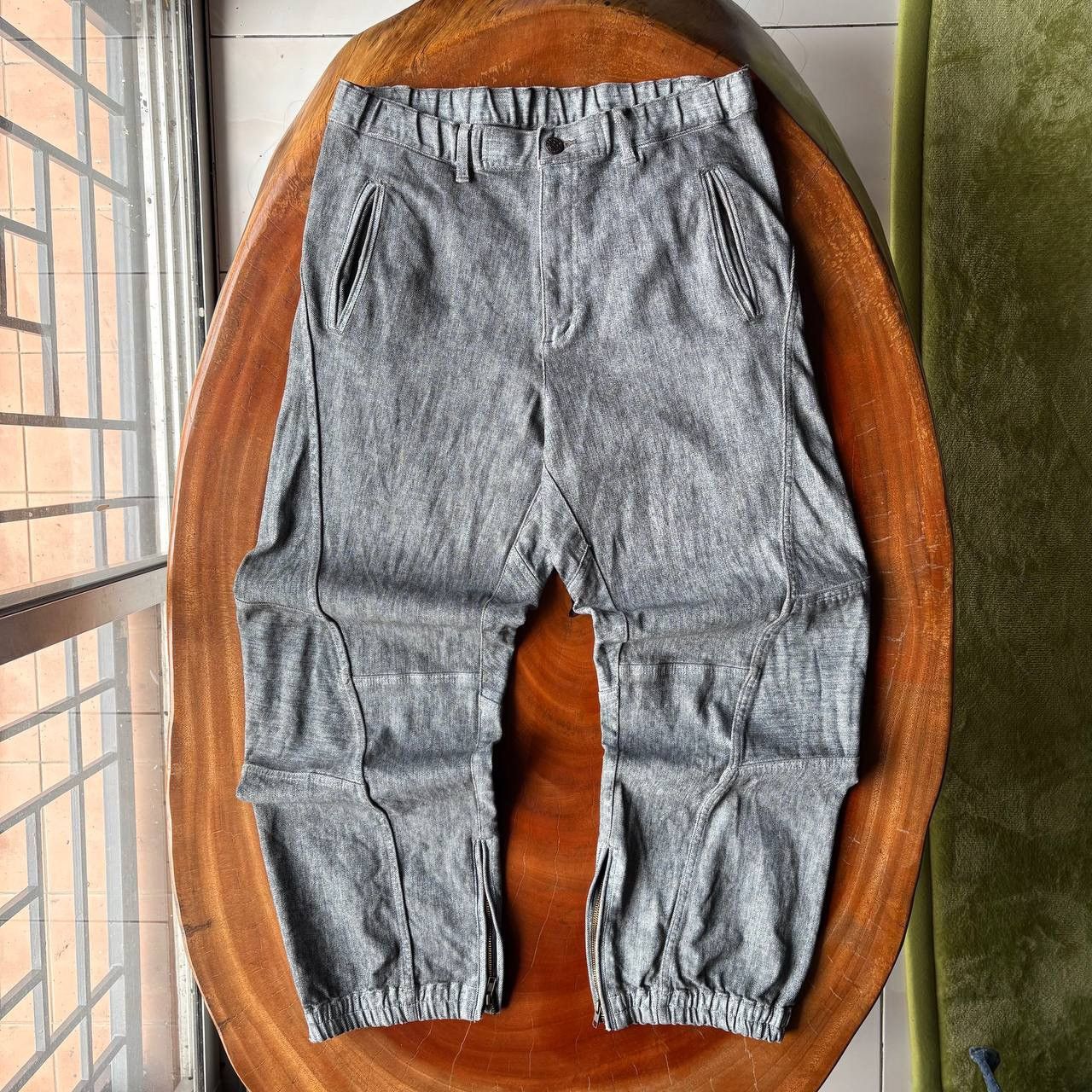 Japanese Brand Y2K Revolver Japan Parachute Style Design Grey Pants Size US 33 - 1 Thumbnail