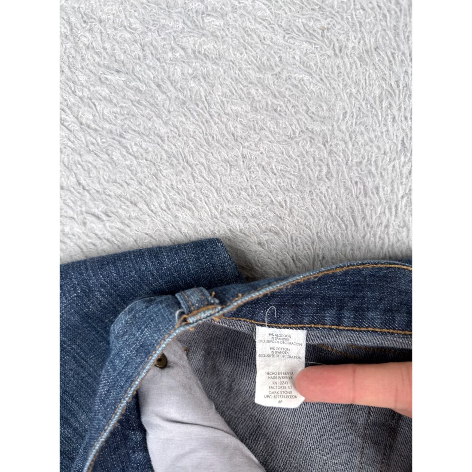 Denime Daisy Fuentes Jeans Womens 8P Blue Denim Boot Cut Low Rise Cotton 29x29 Daisy Fuentes Size 30" / US 8 / IT 44 - 7 Thumbnail