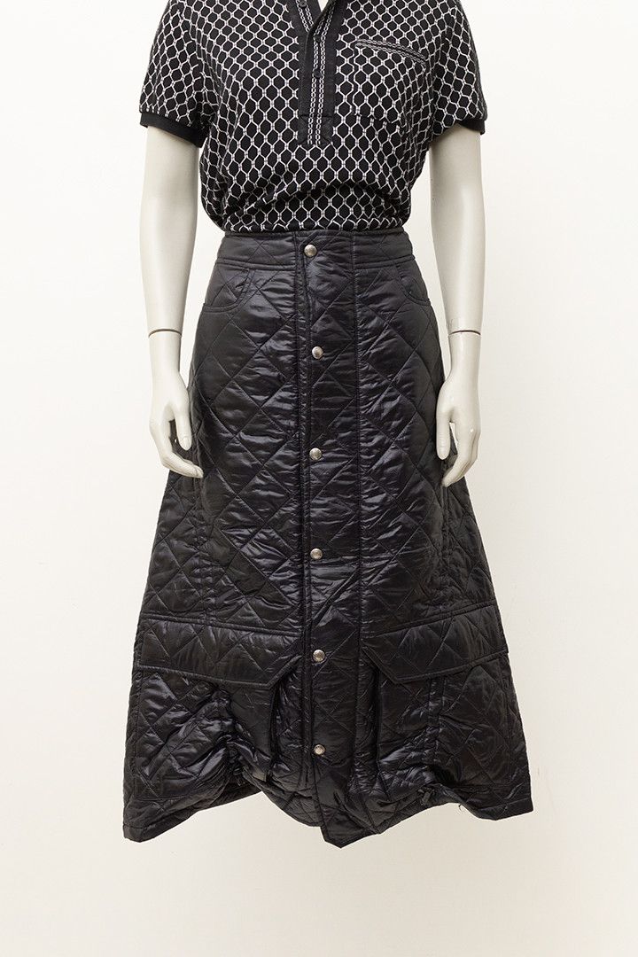 Black puffer skirt Junya Watanabe x Comme des Garçons AD2005