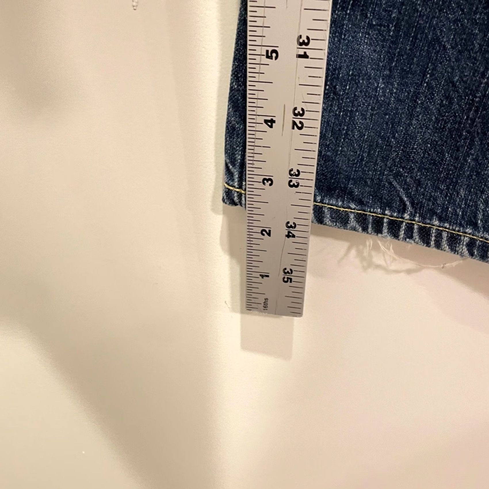 Denime Agave Denim Jeans Mens Blue 36 Straight Distressed 5-Pocket Cotton Denim USA Made N/A Size US 36 / EU 52 - 6 Thumbnail
