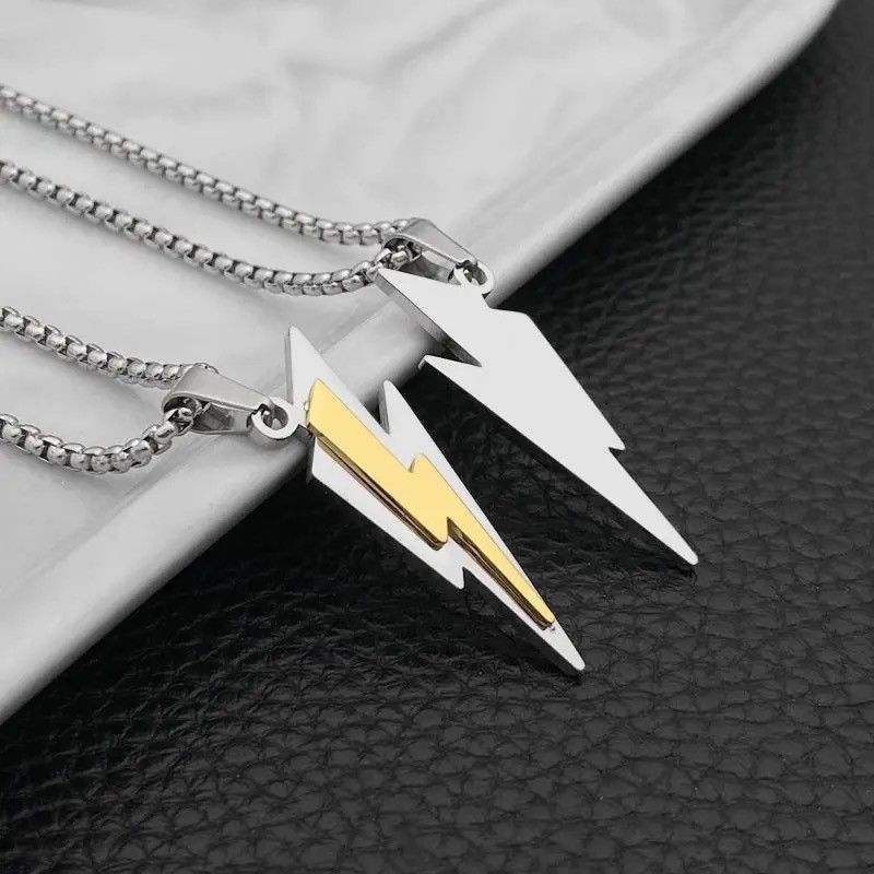 Jewelry Bolt Pendant Y2K Necklace Opium Chain Punk Gotch Size ONE SIZE - 4 Thumbnail