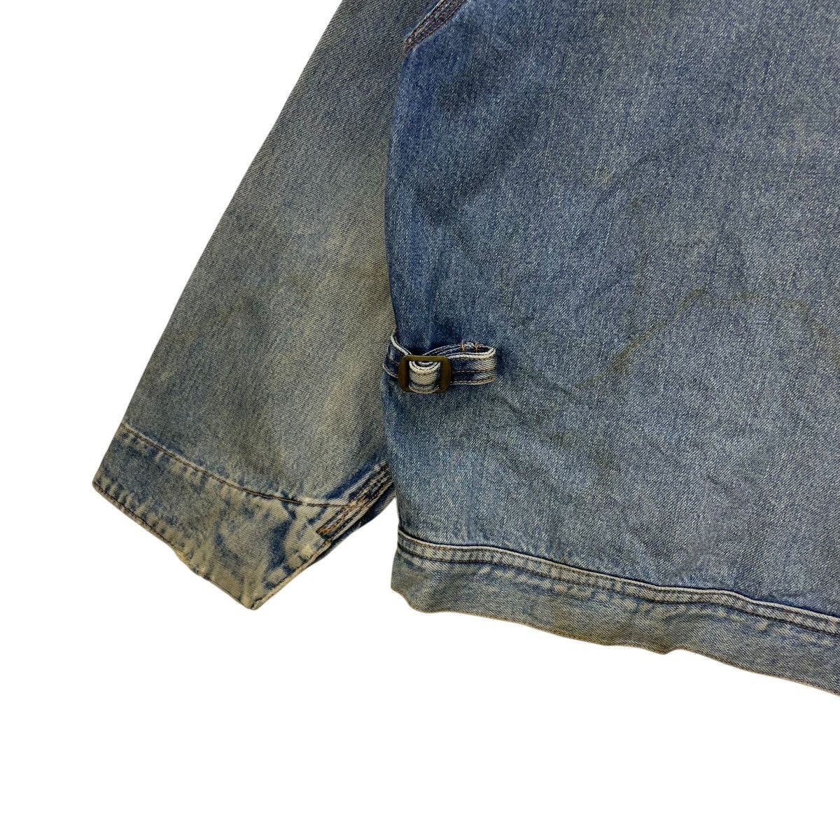HOLLYWOOD RANCH MARKET × Vintage Vintage Distressed Sportwear Long Wearing Denim Trucker Size US M / EU 48-50 / 2 - 9 Thumbnail
