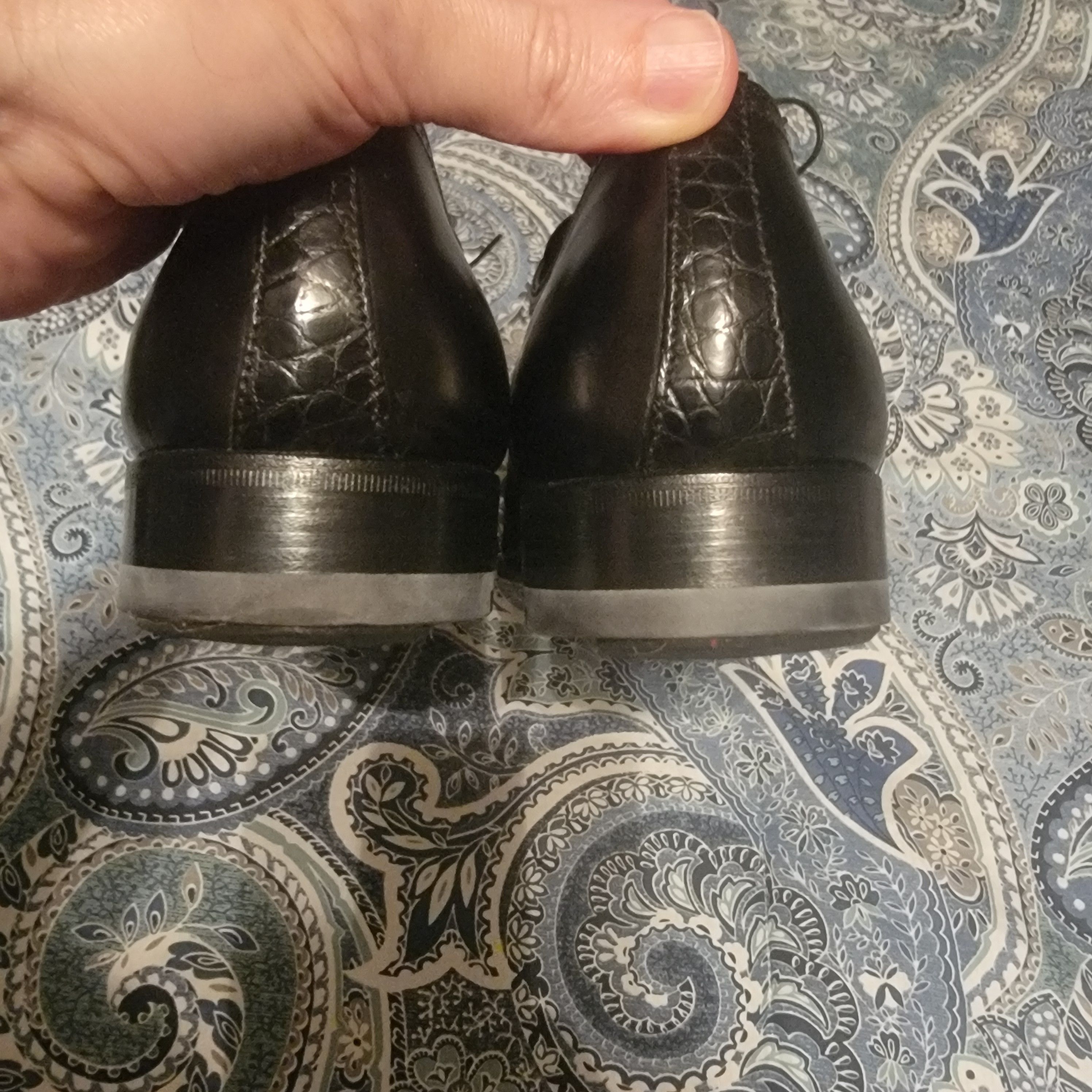 Other Nipmar Men’s Shoes RARE Custom Black Genuine Leather Size US 9 / EU 42 - 4 Thumbnail