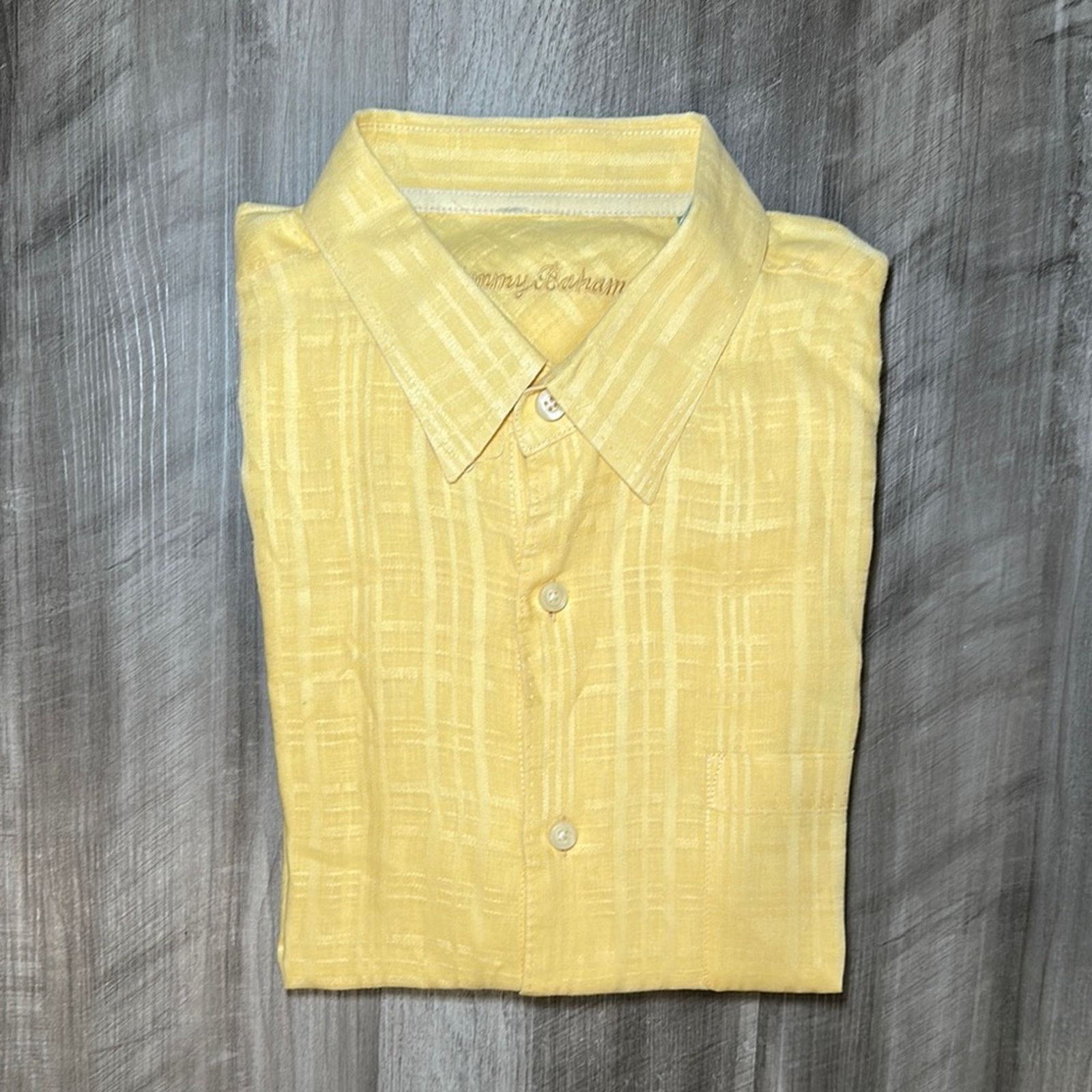 Tommy Bahama Tommy Bahama Linen Plaid Short Sleeve Button Down - XL Size US XL / EU 56 / 4 - 1 Thumbnail