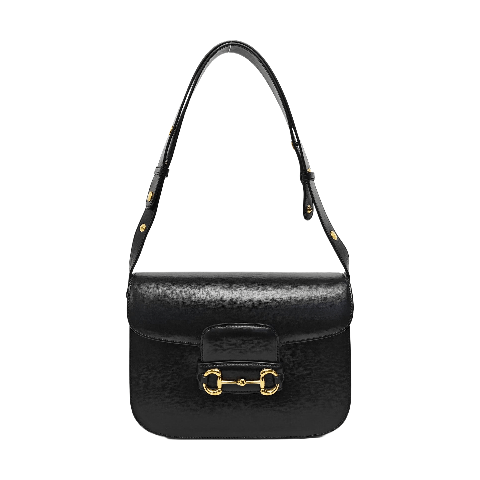 Gucci Horsebit 1955 Small Leather Shoulder Bag in Black, Women's