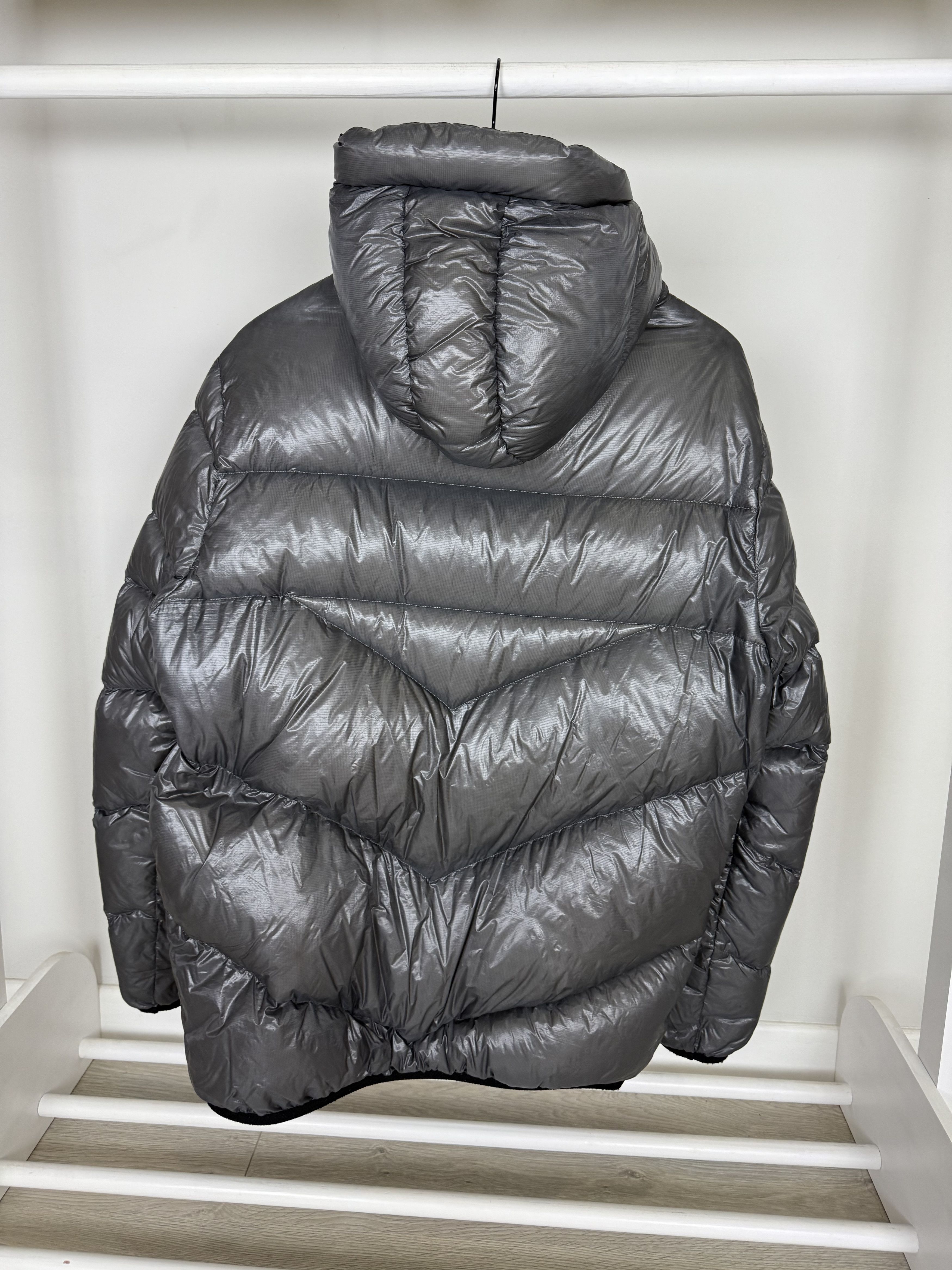 Isaora ISAORA Grey Down 7D Hooded Jacket Size US XXL / EU 58 / 5 - 2 Thumbnail