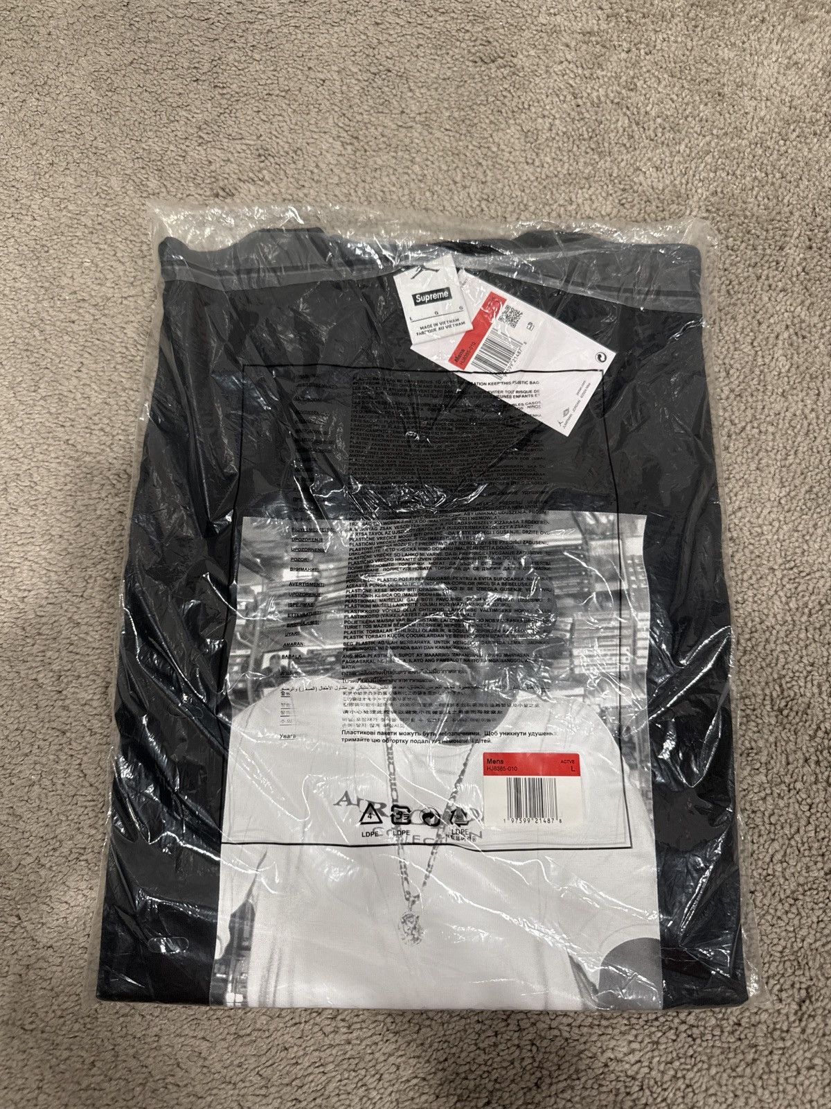 Supreme x biggie smalls x jordan T shirt