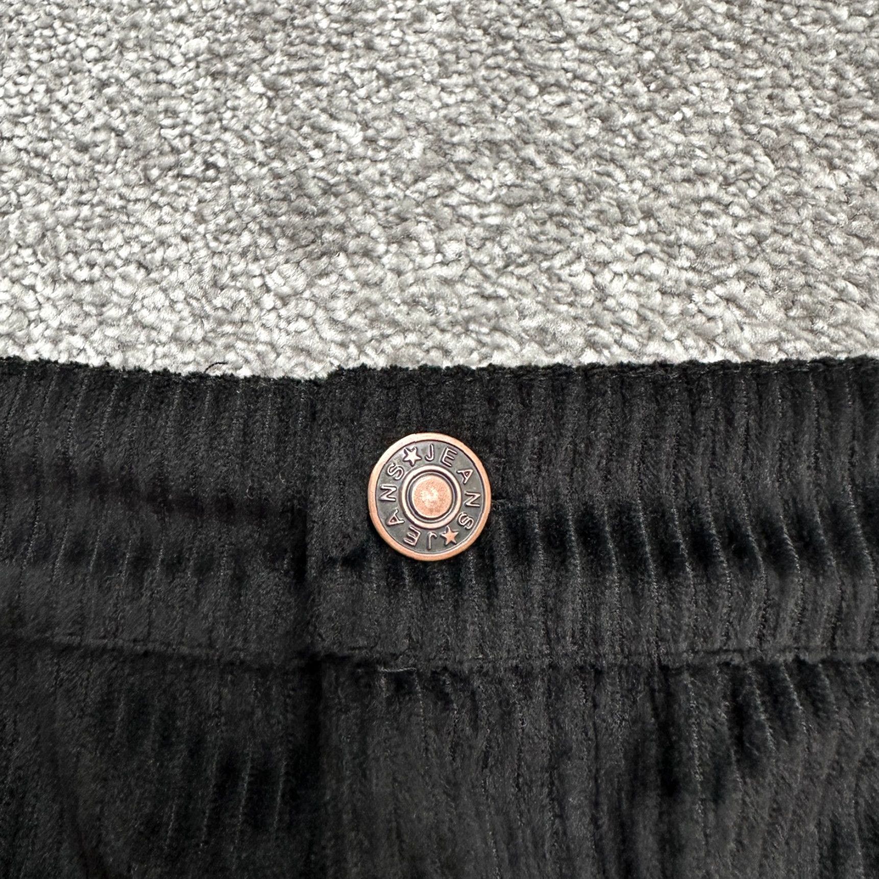 ZAFUL Zaful Corduroy Pants Women Small Black High Rise Casual 27x28.5 Straight Size 28" / US 6 / IT 42 - 3 Thumbnail