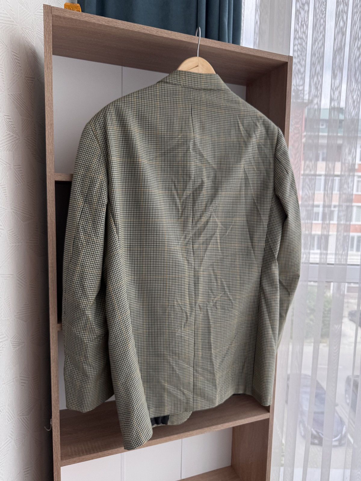 Burberry × Vintage Vintage Burberry Checkered Luxury Two Buttons Blazer Size 46L - 12 Thumbnail