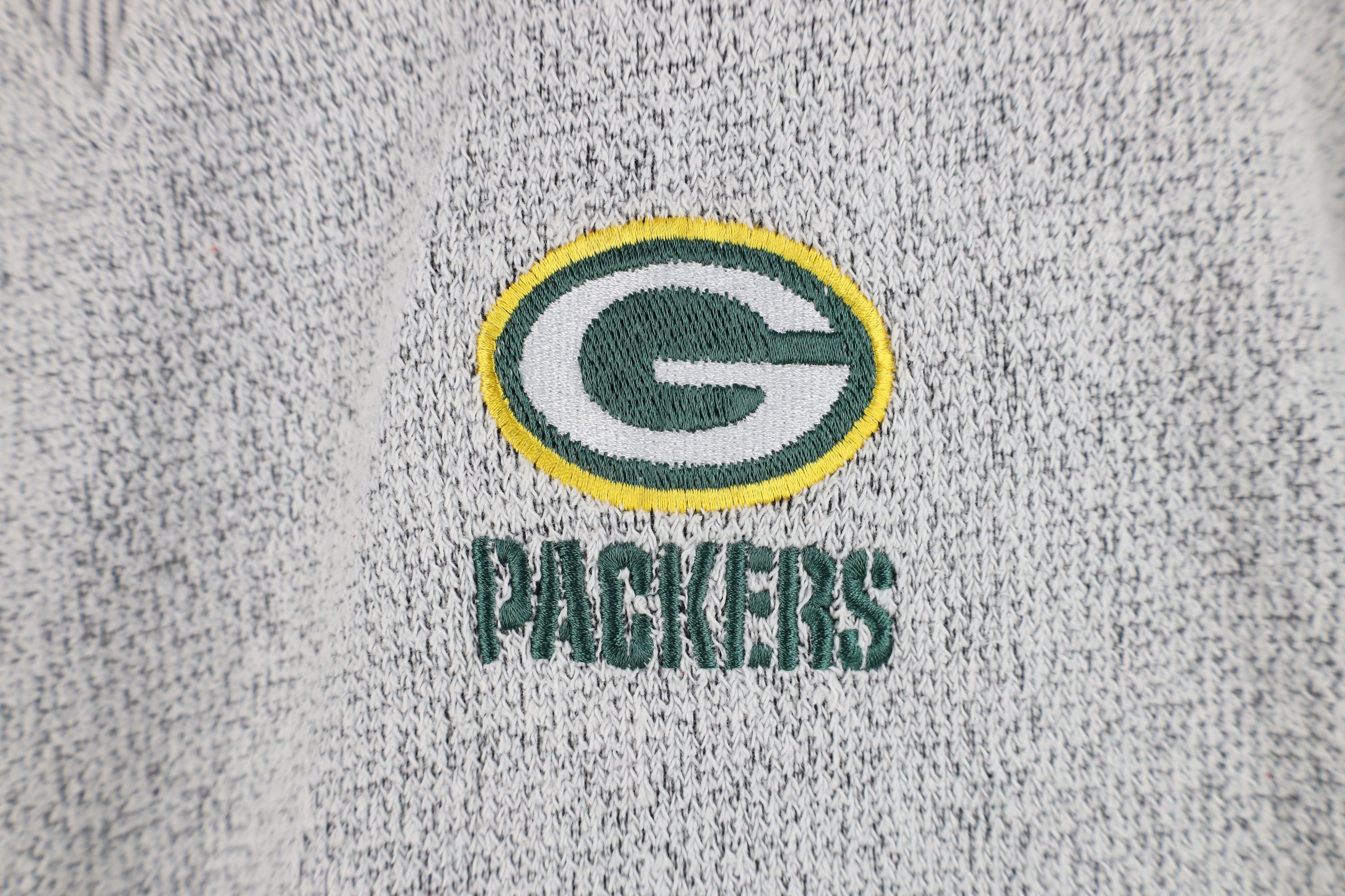 Vintage Vintage 90s Terry Cloth Bay Packers Football Sweatshirt Size US XL / EU 56 / 4 - 4 Thumbnail