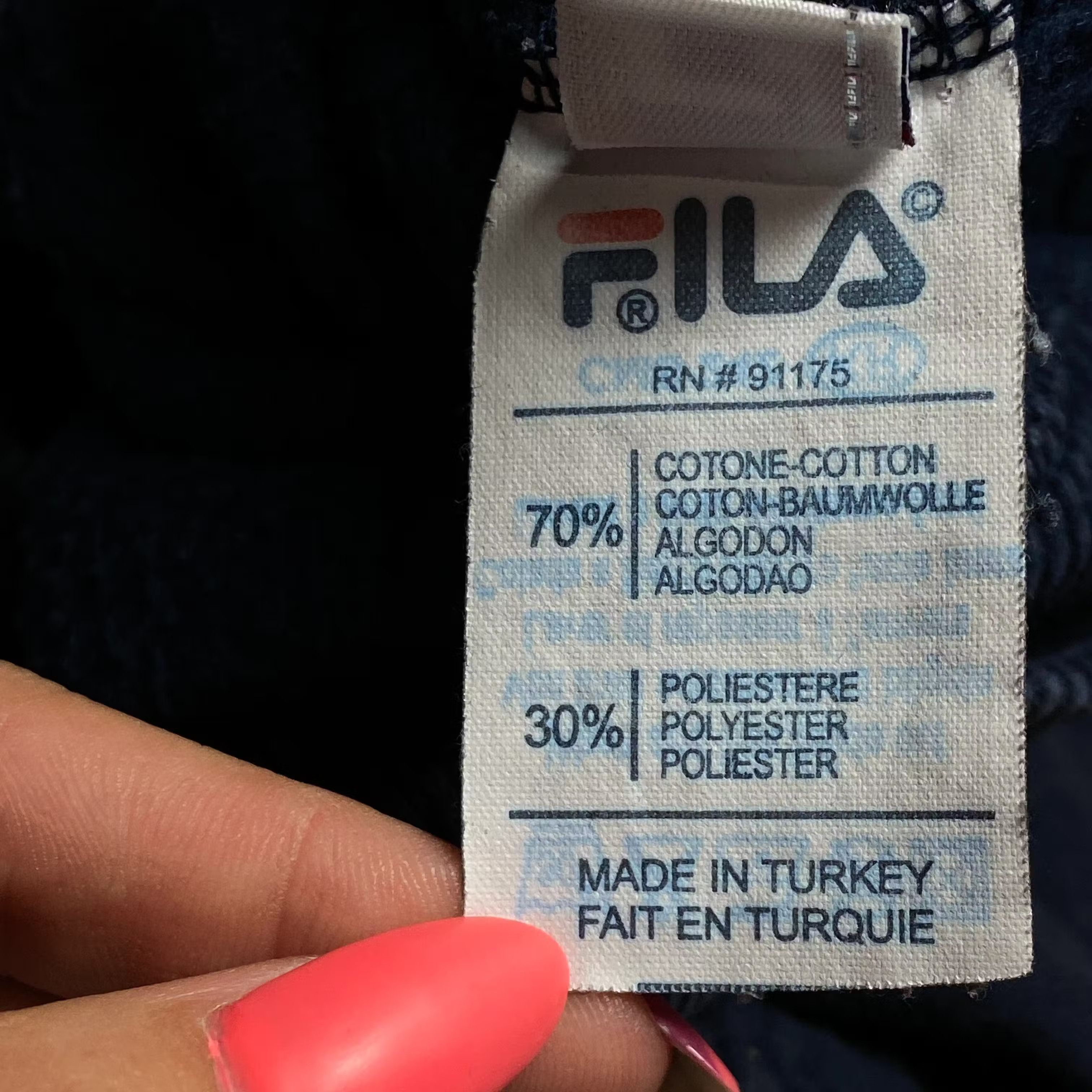 Fila × Vintage Mens Sweatshirt Fila Vintage Big Logo Size XL Size US XL / EU 56 / 4 - 6 Thumbnail