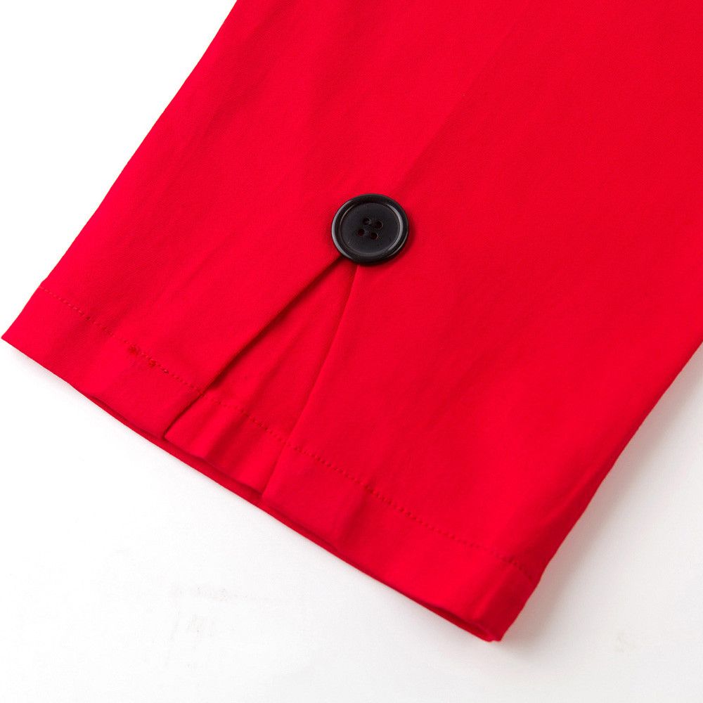 Other Red Color Calf-Length Casual Pencil Pants Size 30" / US 8 / IT 44 - 6 Thumbnail